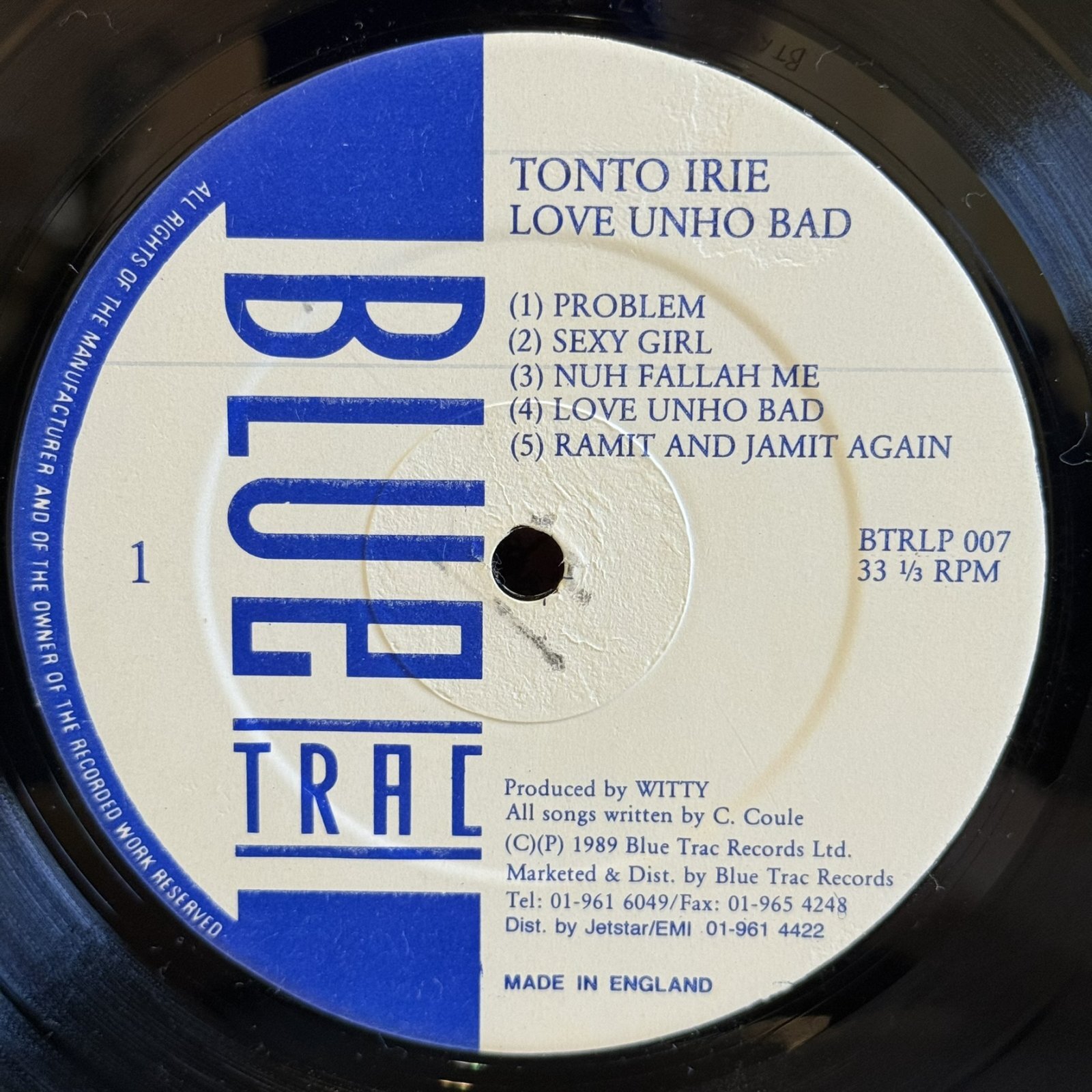 画像4: TONTO IRIE / LOVE UNHO BAD 