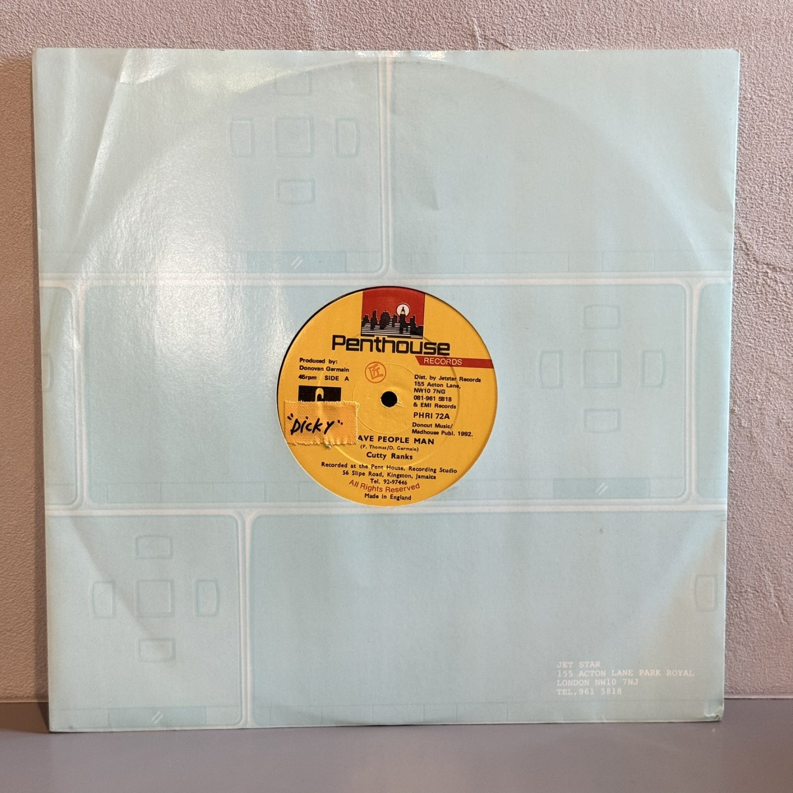 画像2: Cutty Ranks / LEAVE PEOPLE MAN 12"E.P. 