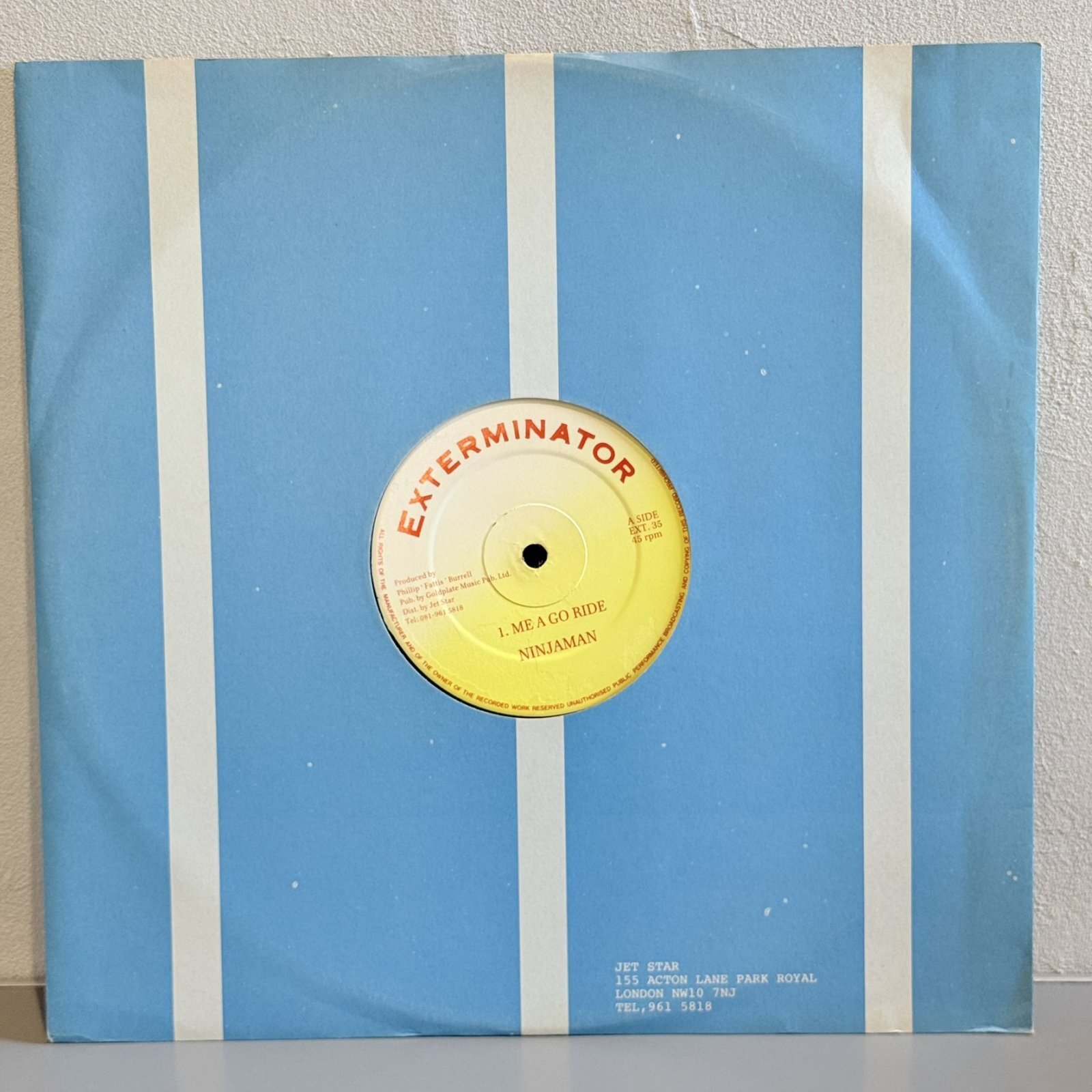 画像3: NINJAMAN / ME A GO RIDE - TONY REBEL / SUCCESS 12"E.P. 