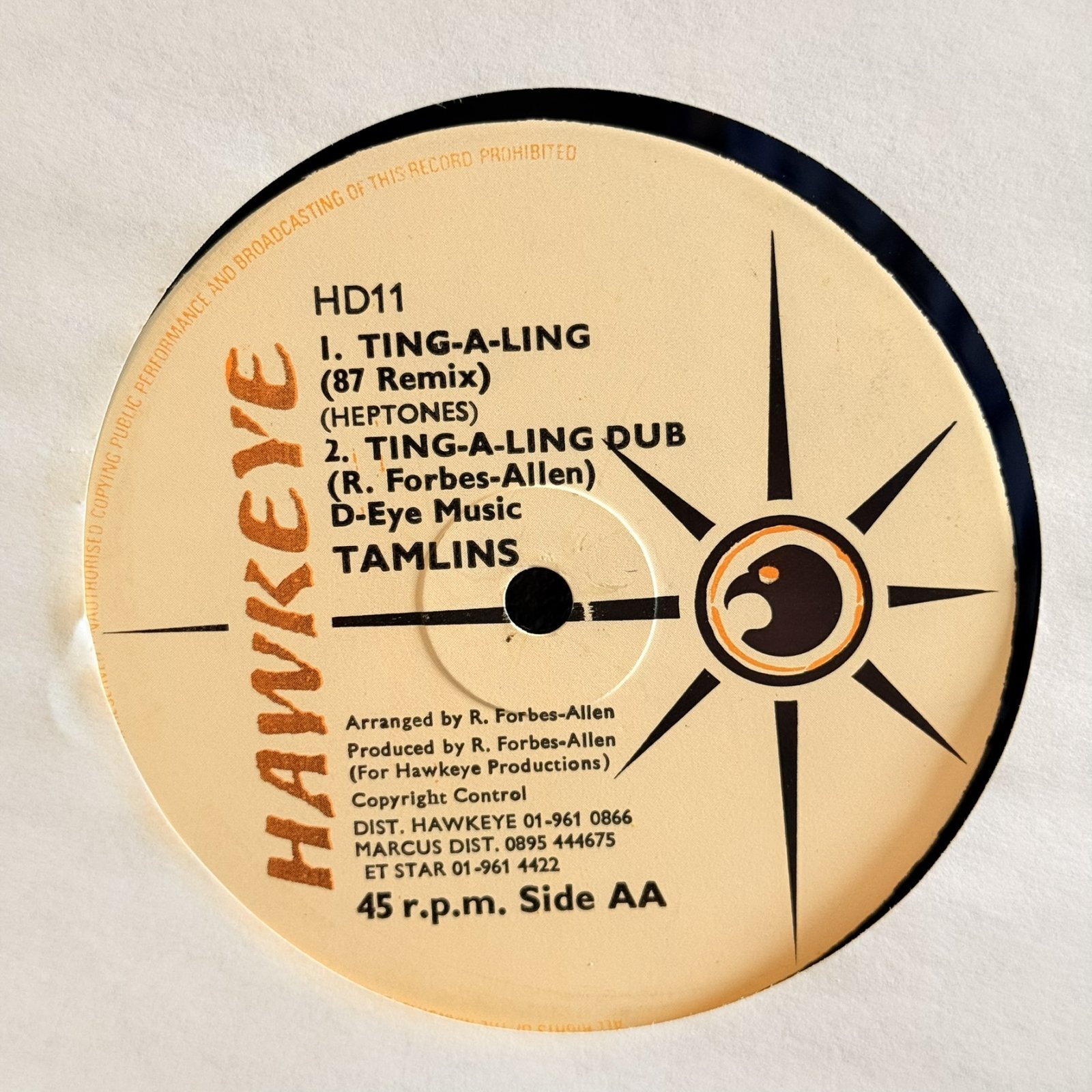 画像2: TAMLINS / TING-A-LING 12"E.P. 