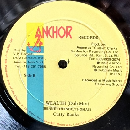 画像2: Cutty Ranks / WEALTH 12"E.P. 