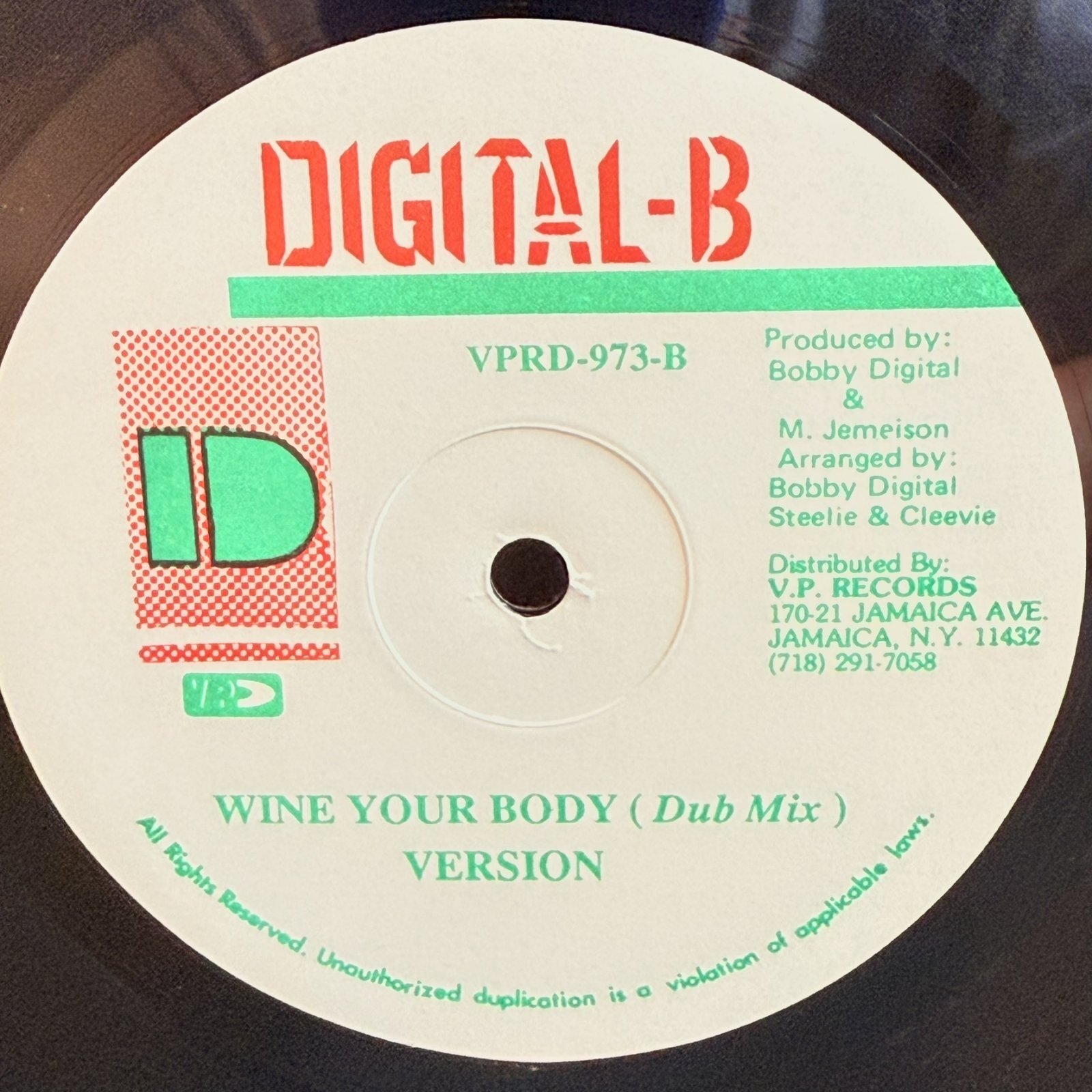 画像2:  SWEETIE IRIE / WINE YOUR BODY 12"E.P. 