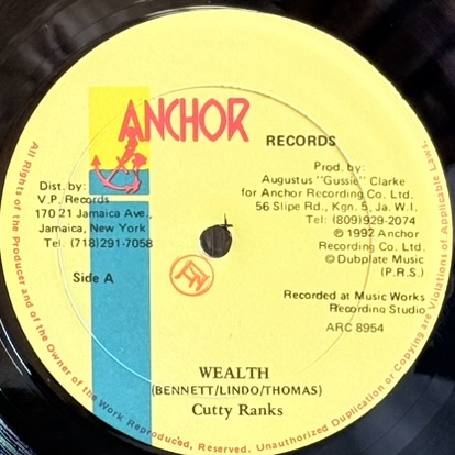 画像1: Cutty Ranks / WEALTH 12"E.P. 