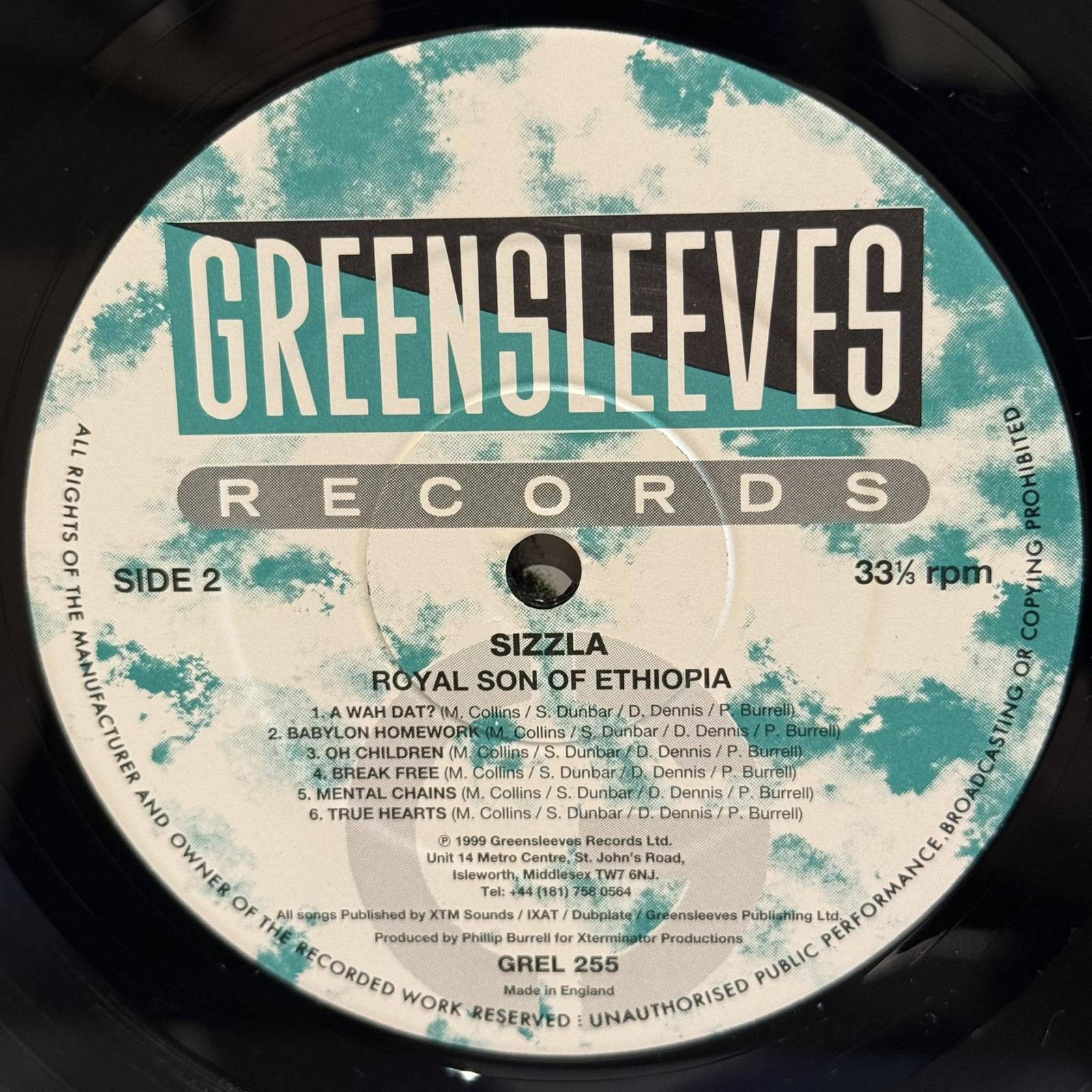 画像5: SIZZLA / ROYAL SON of ETHIOPIA 