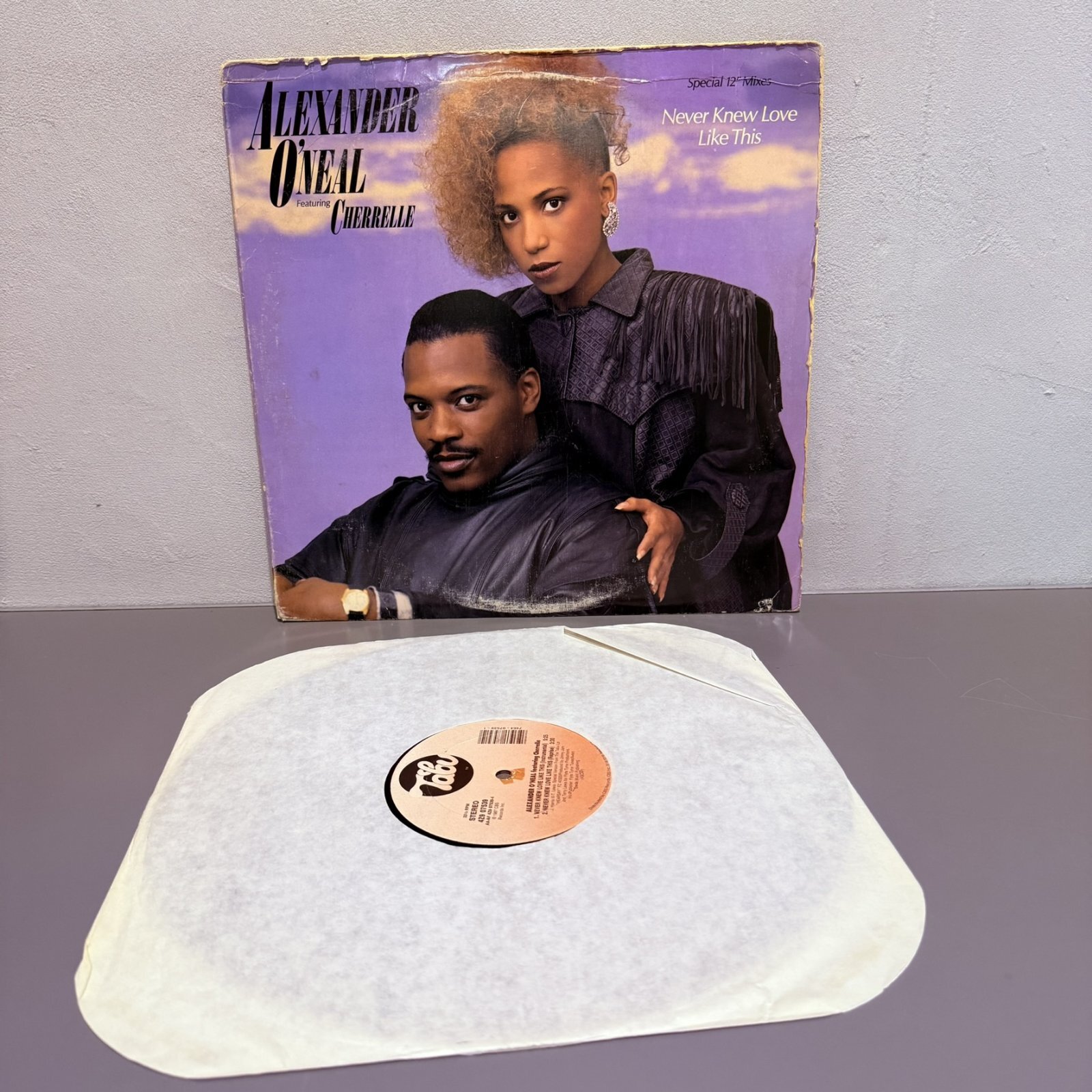 画像4: ALEXANDER O'NEAL Featuring CHERRELLE / NEVER KNEW LOVE LIKE THIS 12" E.P. 