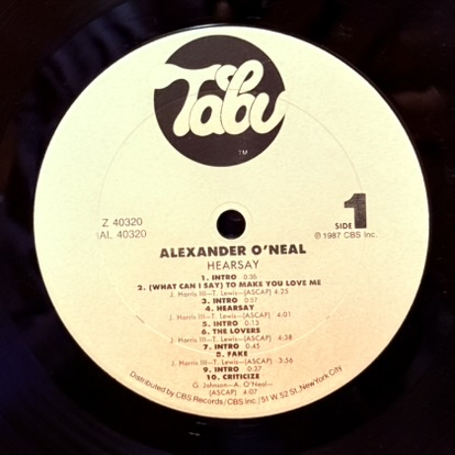 画像5: ALEXANDER O'NEAL / HEARSAY 