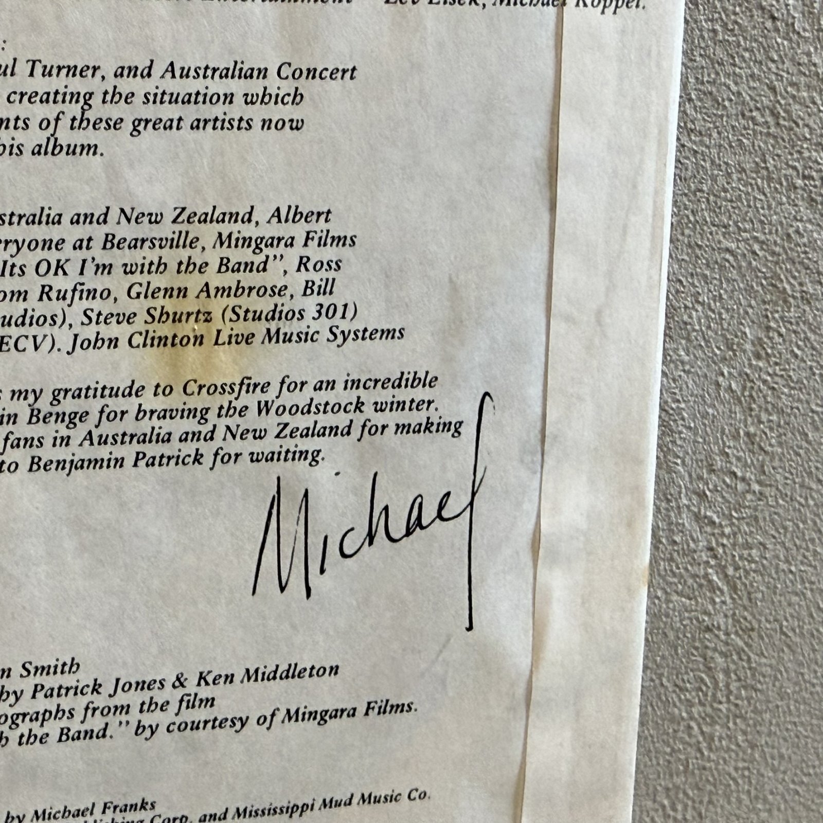 画像5: MICHAEL FRANKS with CROSSFIRE / LIVE 