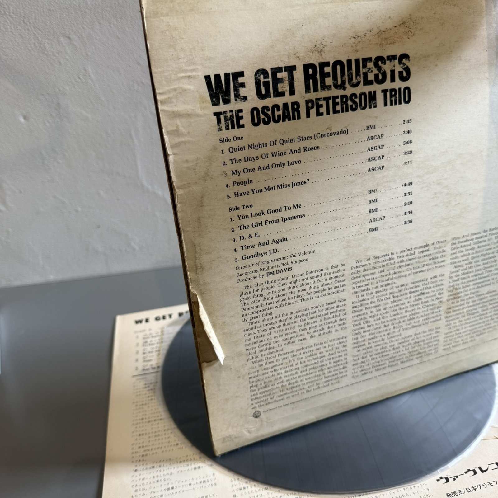 画像5: THE OSCAR PETERSON TRIO / WE GET REQUESTS 