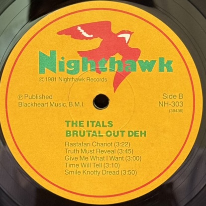 画像6: THE ITALS / BRUTAL OUT DEH 