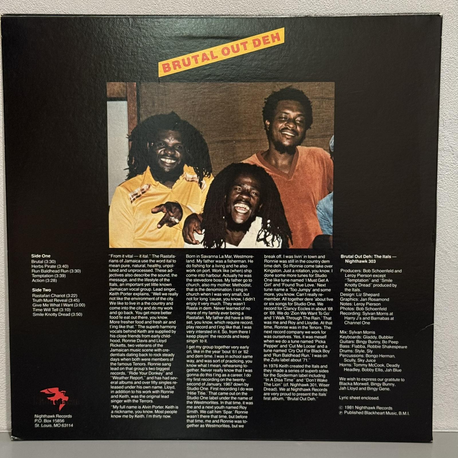 画像2: THE ITALS / BRUTAL OUT DEH 