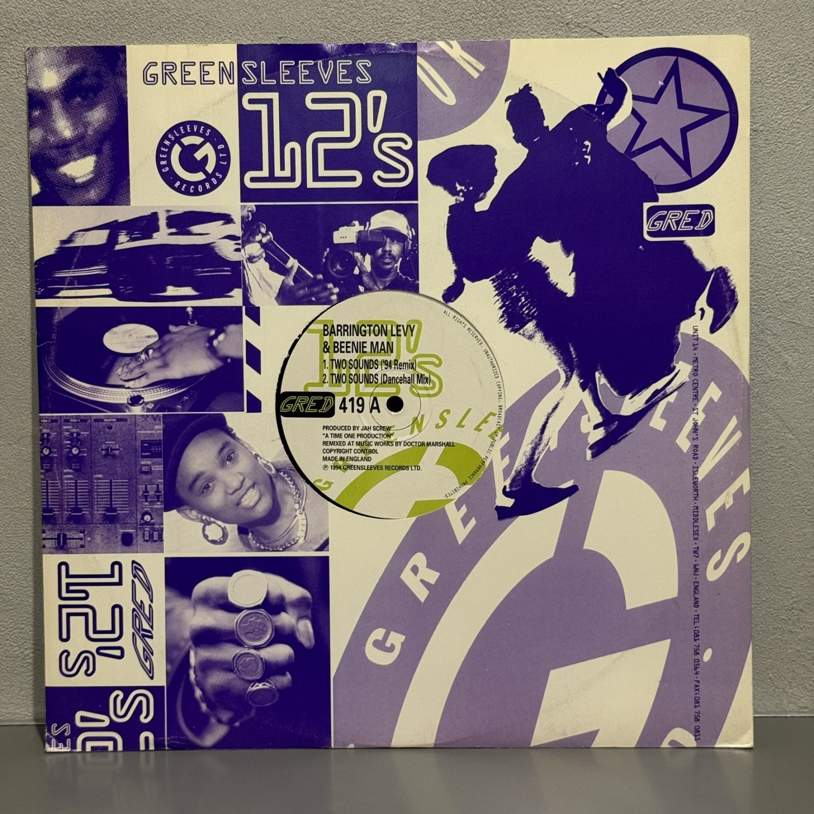 画像3: BARRINGTON LEVY & BEENIE MAN / TWO SOUNDS 12" E.P. 