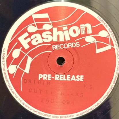 画像1: CUTTY RANKS / ORIGINAL RANKS  12" E.P. プロモ盤