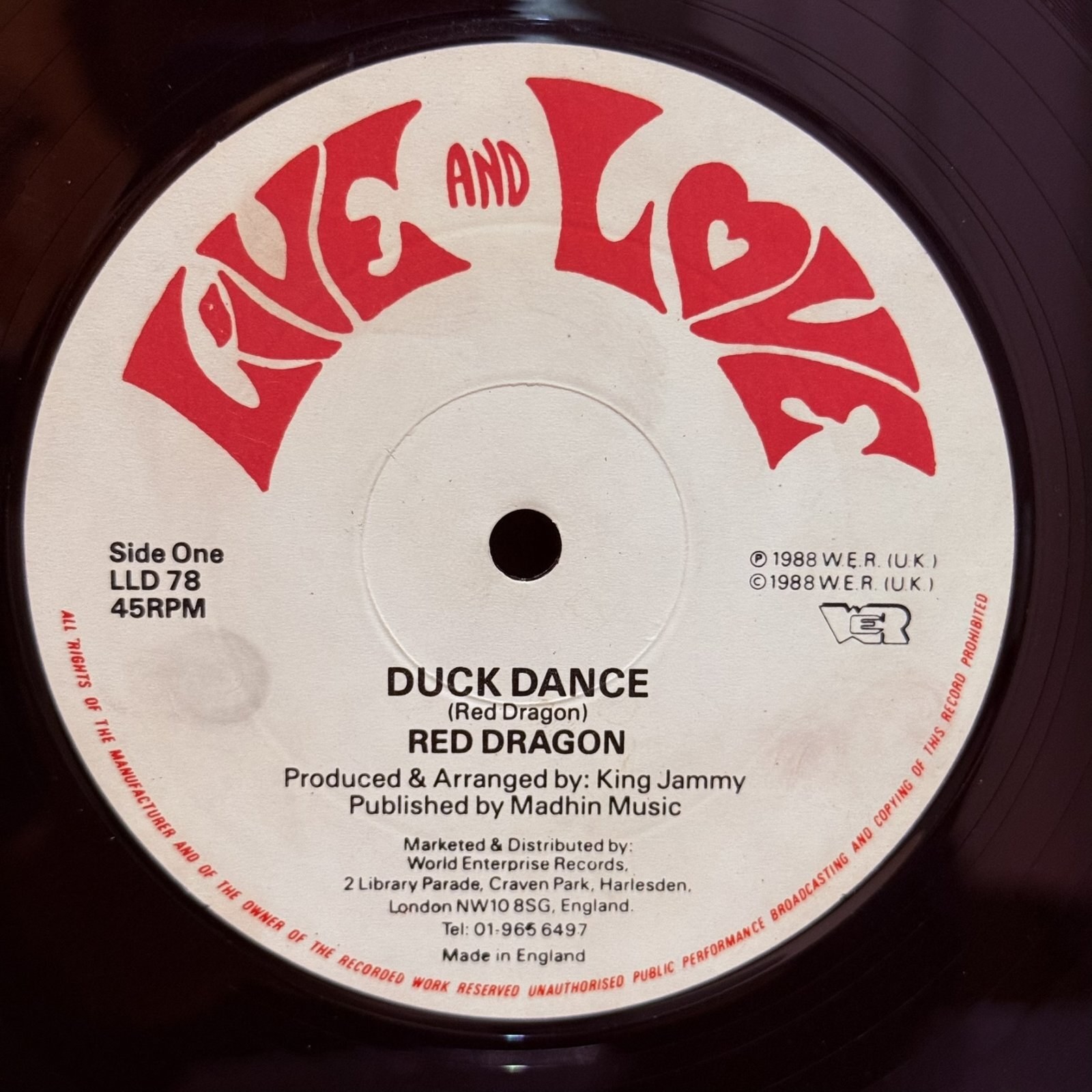 画像1: RED DRAGON / DUCK DANCE  12" E.P. 