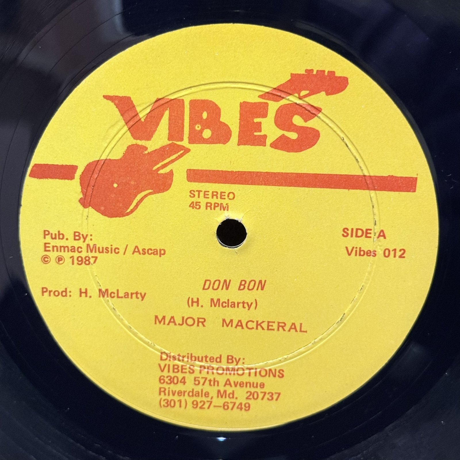 画像1: MAJOR MACKERAL / DON BON c/w GIMME PUNASH  12" E.P. 