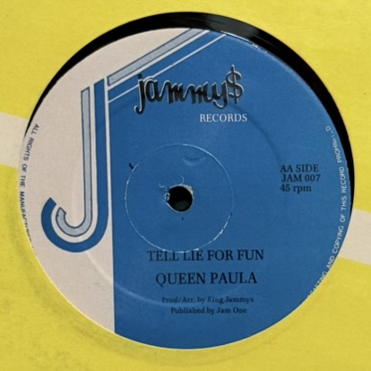 画像2: ADMIRAL BAILEY / RED EYE - QUEEN PAULA / TELL LIE FOR FUN  12" E.P. 