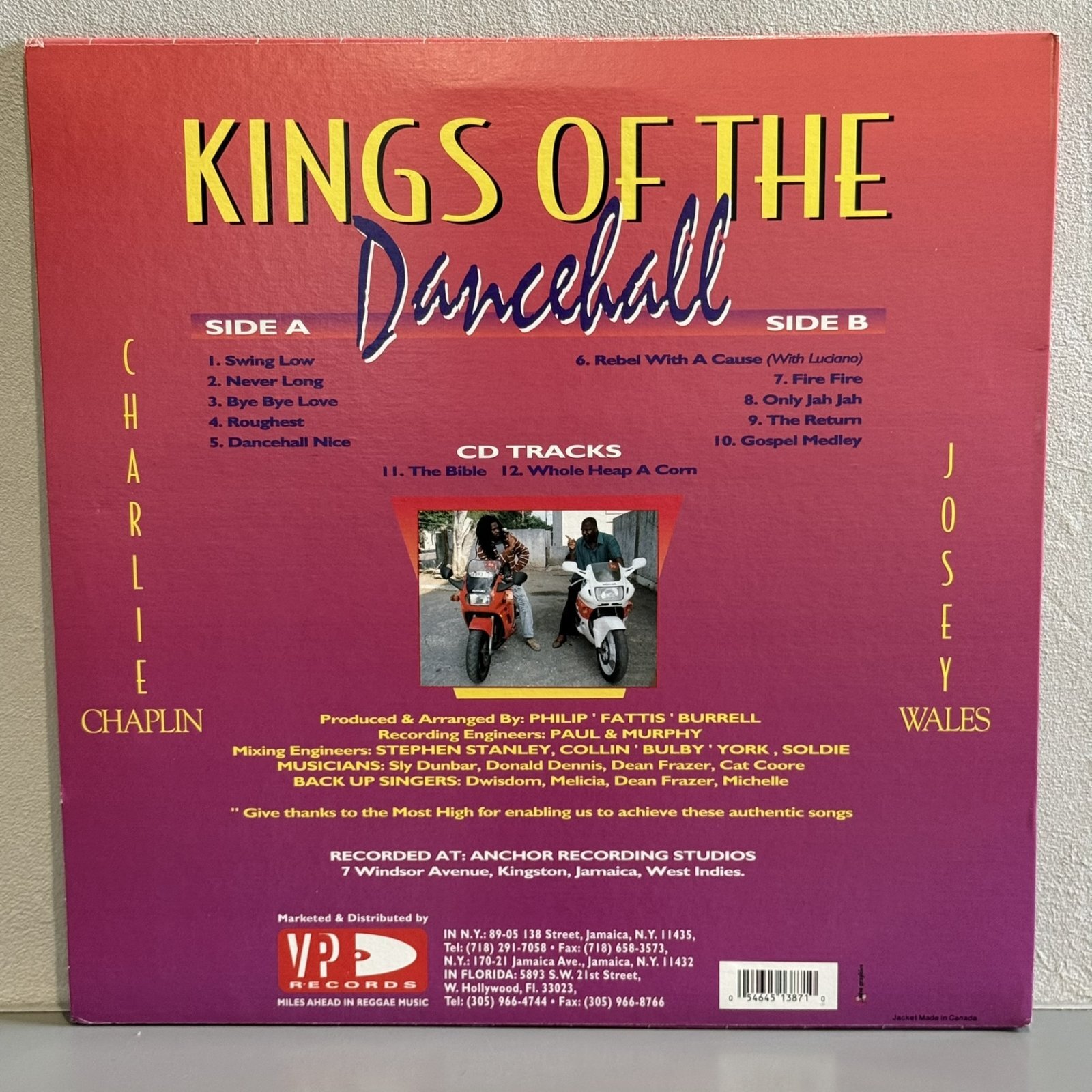 画像2: CHARLIE CHAPLIN & JOSEY WALES / KINGS OF THE Dancehall 