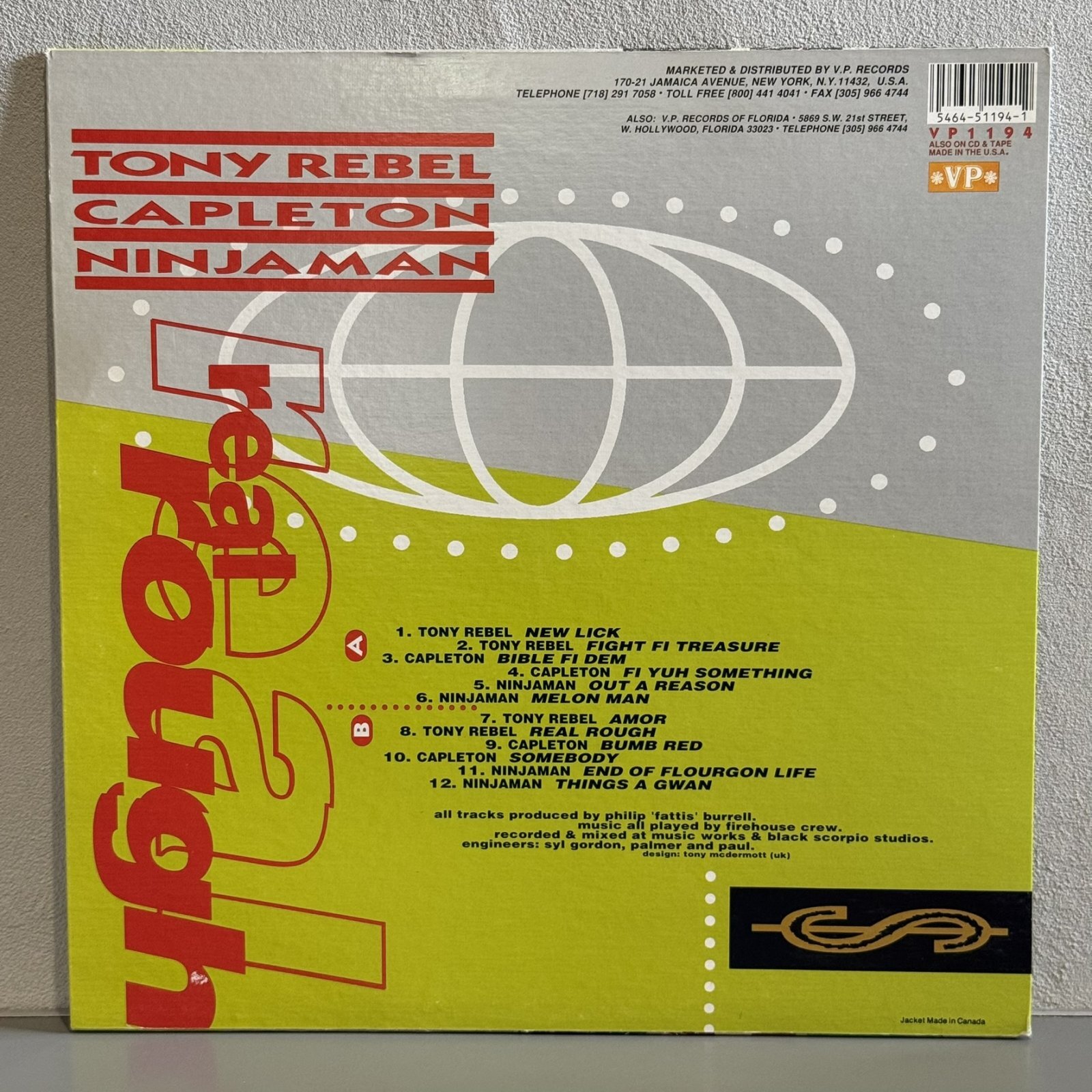 画像2: TONY REBEL - CAPLETON - NINJAMAN / real rough 