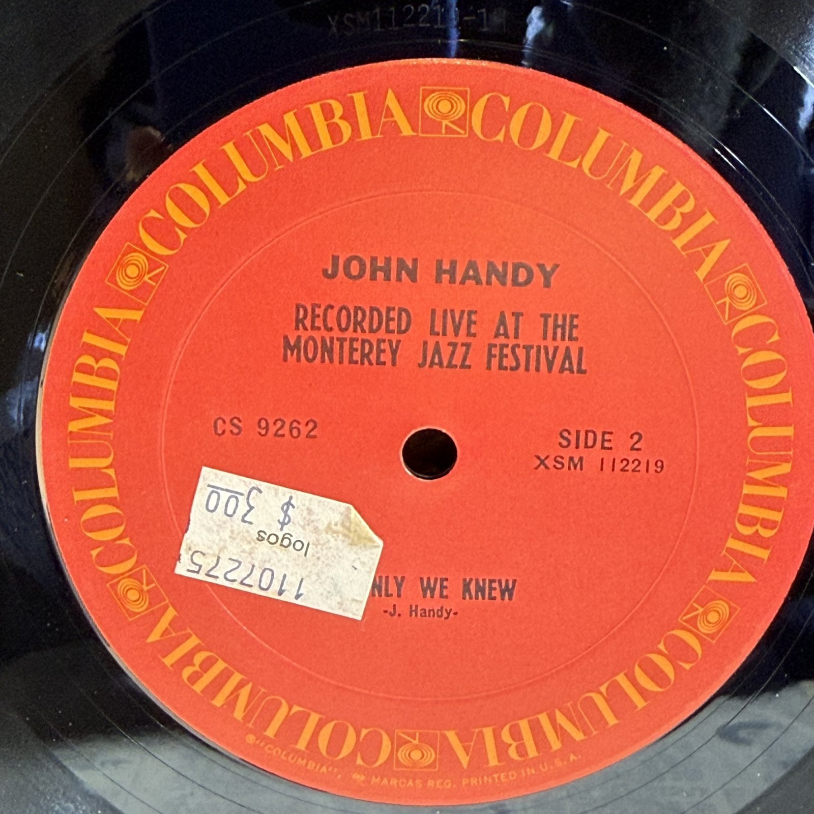 画像6: JOHN HANDY / RECORDED LIVE AT THE MONTEREY JAZZ FESTIVAL 