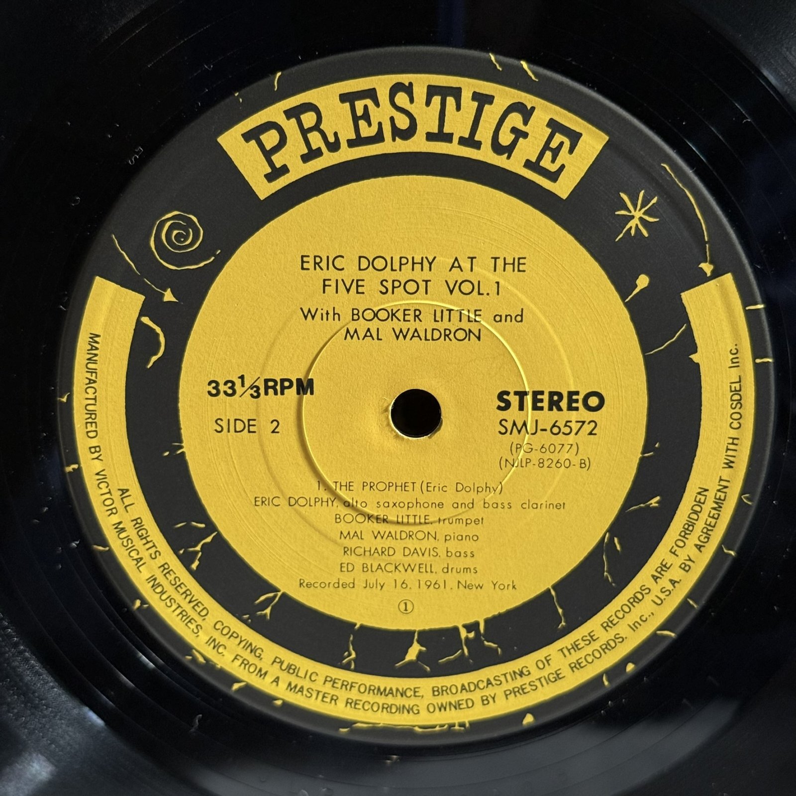 画像5: ERIC DOLPHY / AT THE FIVE SPOT VOL.1 