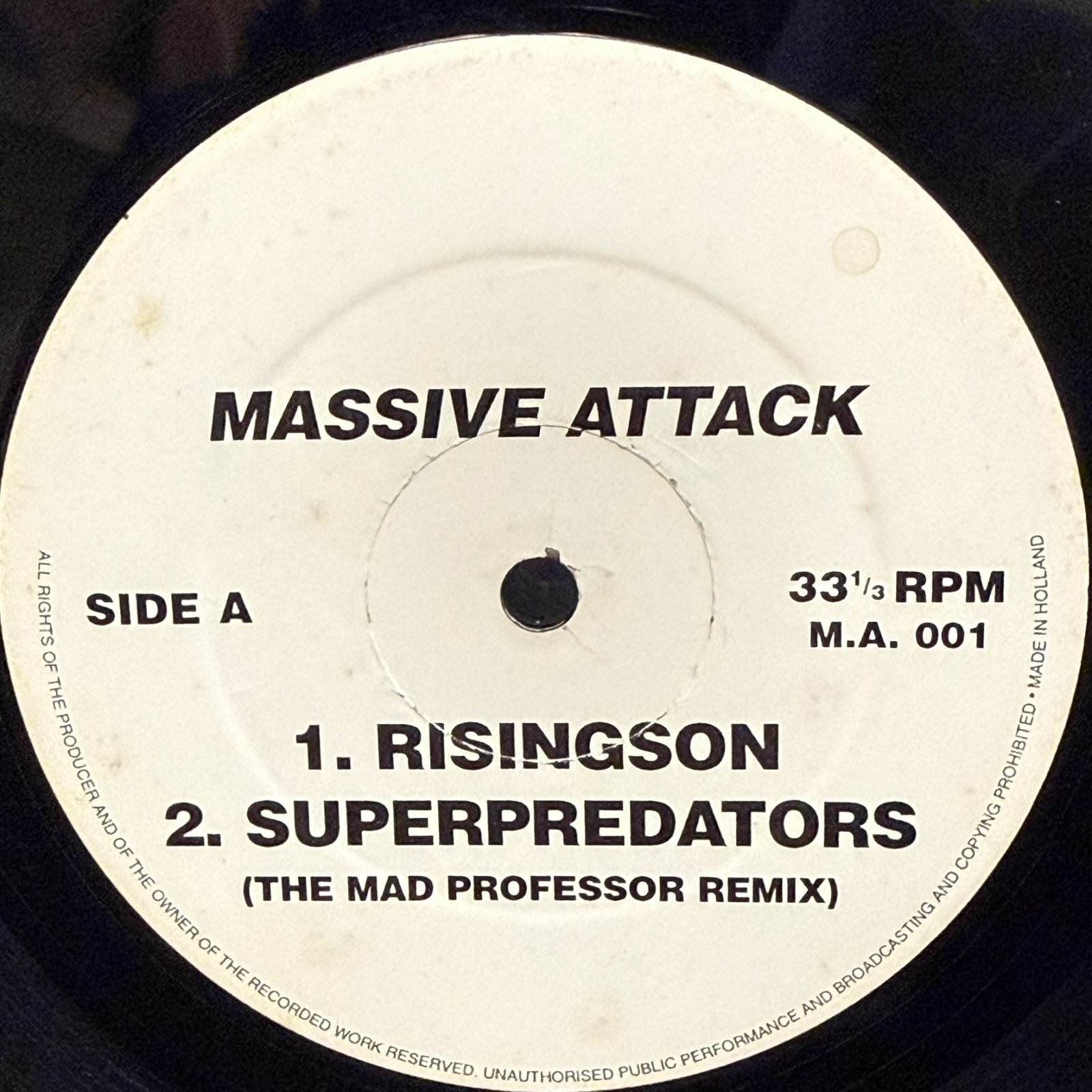 画像1: MASSIVE ATTACK / RISINGSON 12" E.P. 