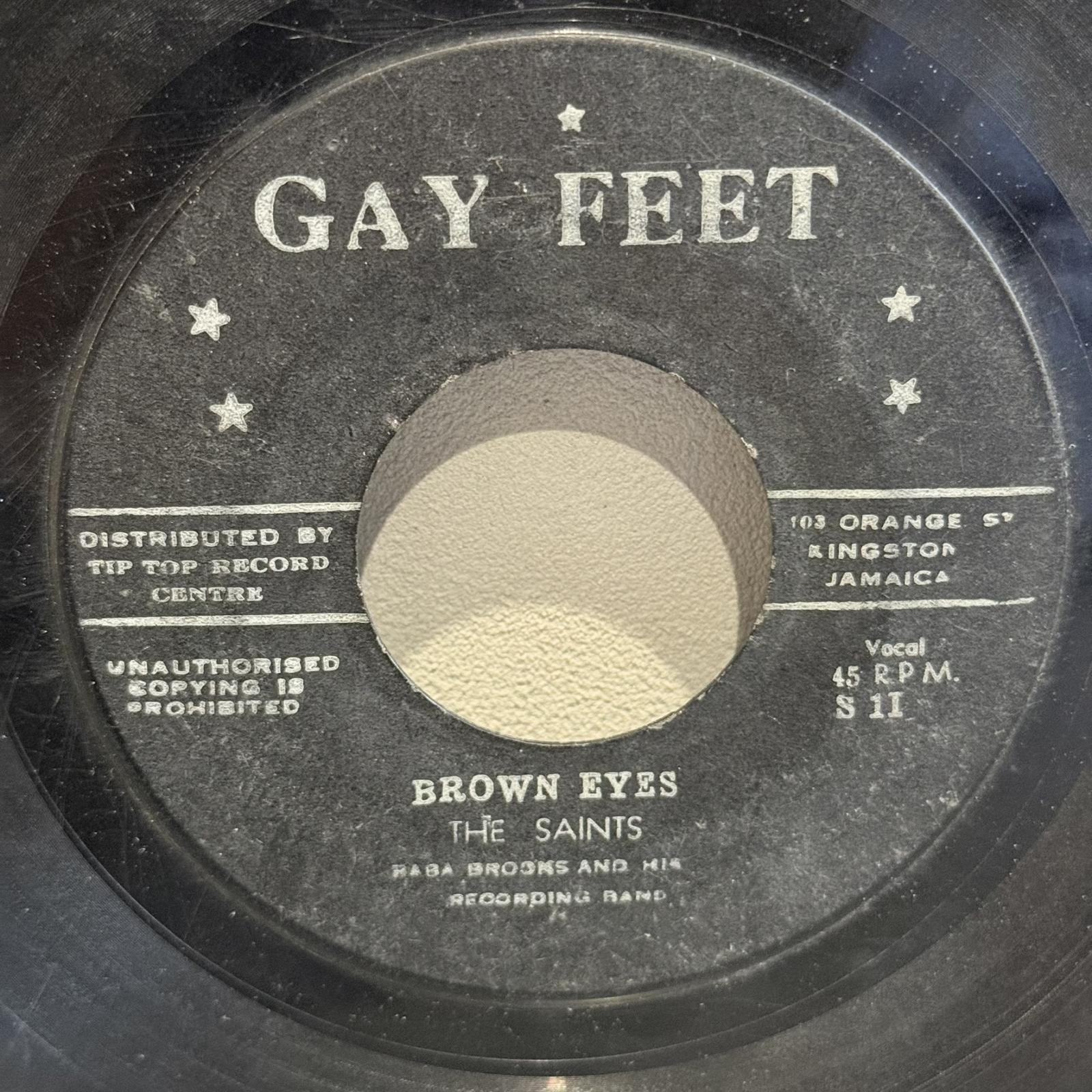 画像1: THE SAINTS / BROWN EYES - BABA BROOKS / KING SIZE