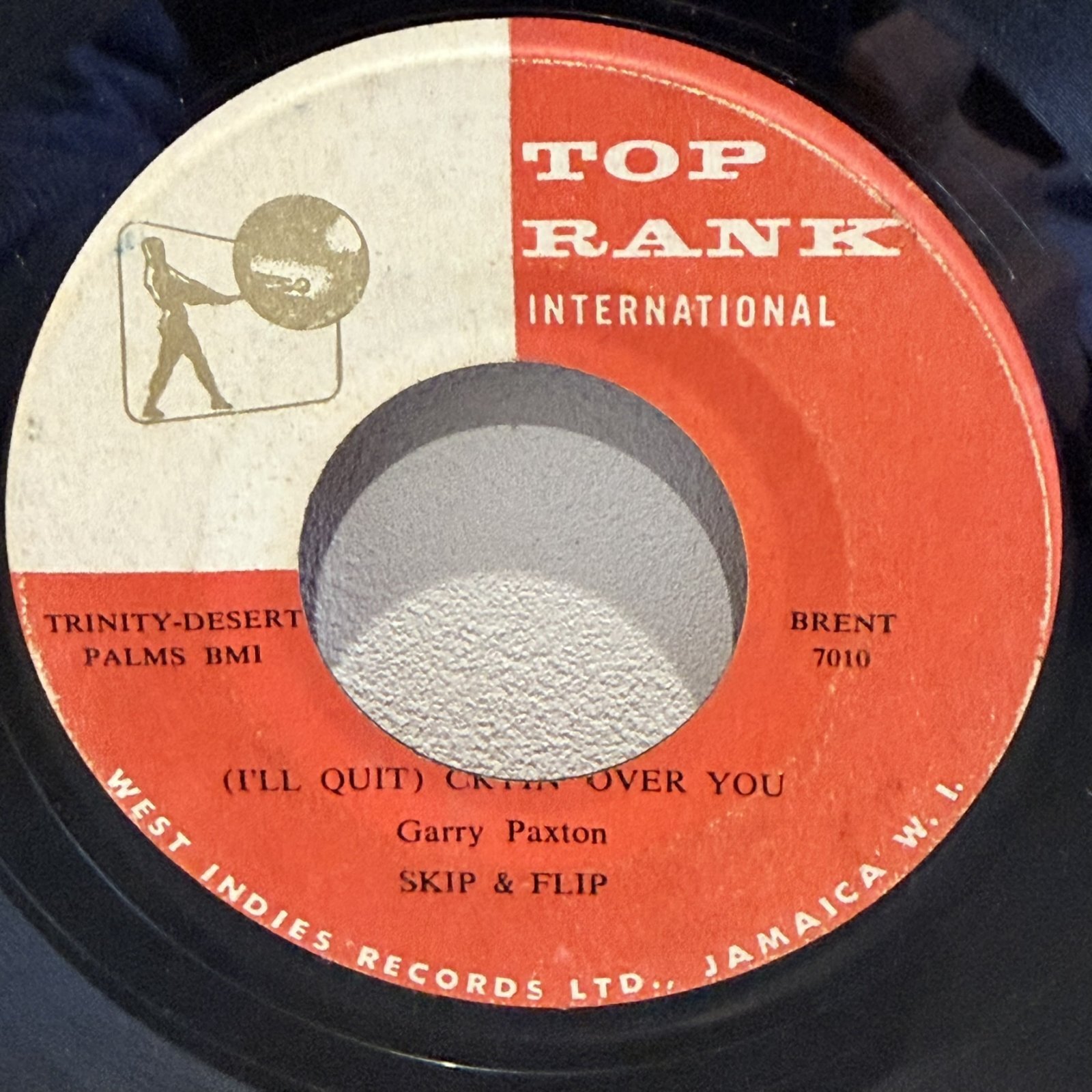 画像1: SKIP & FLIP / (I'LL QUIT) CRYIN OVER YOU c/w CHERRY PIE 