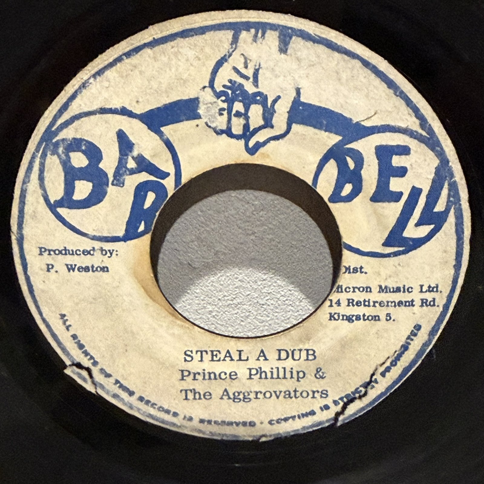 画像2: JOHNNY CLARKE / STEALING c/w PRINCE PHILLIP & THE AGGROVATORS / STEAL A DUB 
