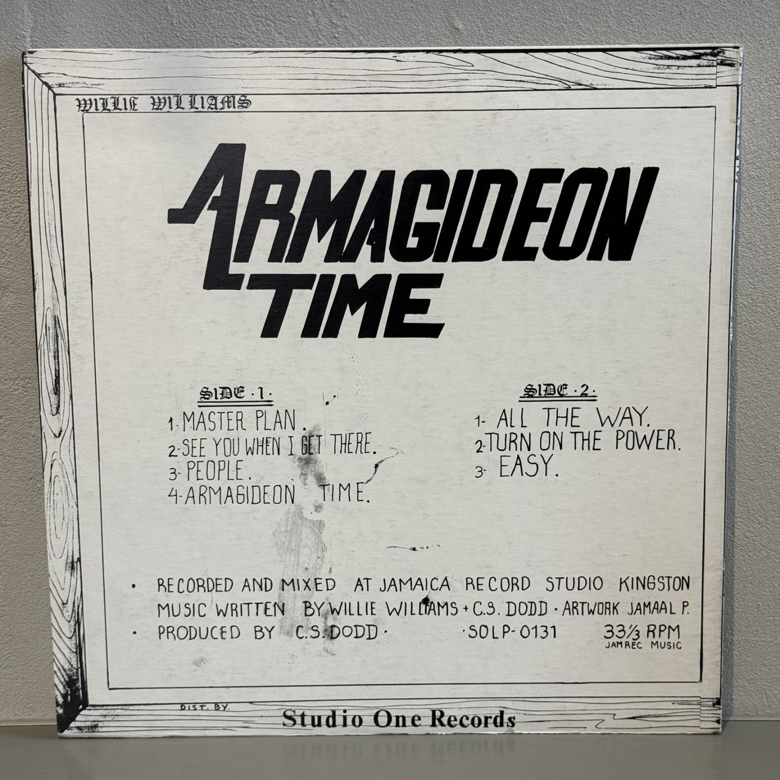 画像2: WILLIE WILLIAMS / ARMAGIDEON TIME 