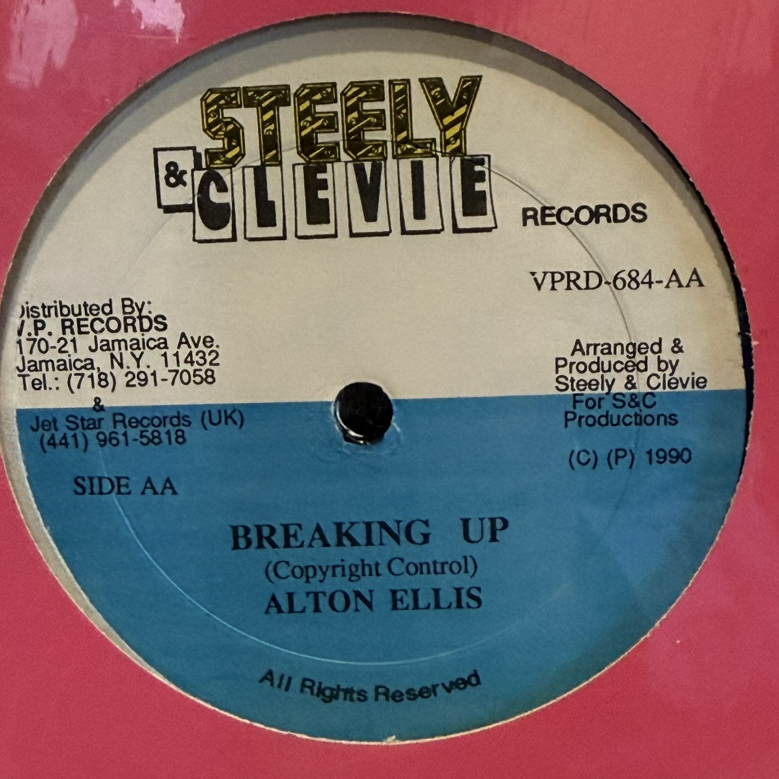 画像2: JOHNNY OSBOURNE / AIN'T THAT LOVING YOU - ALTON ELLIS / BREAKING UP  12"E.P. 