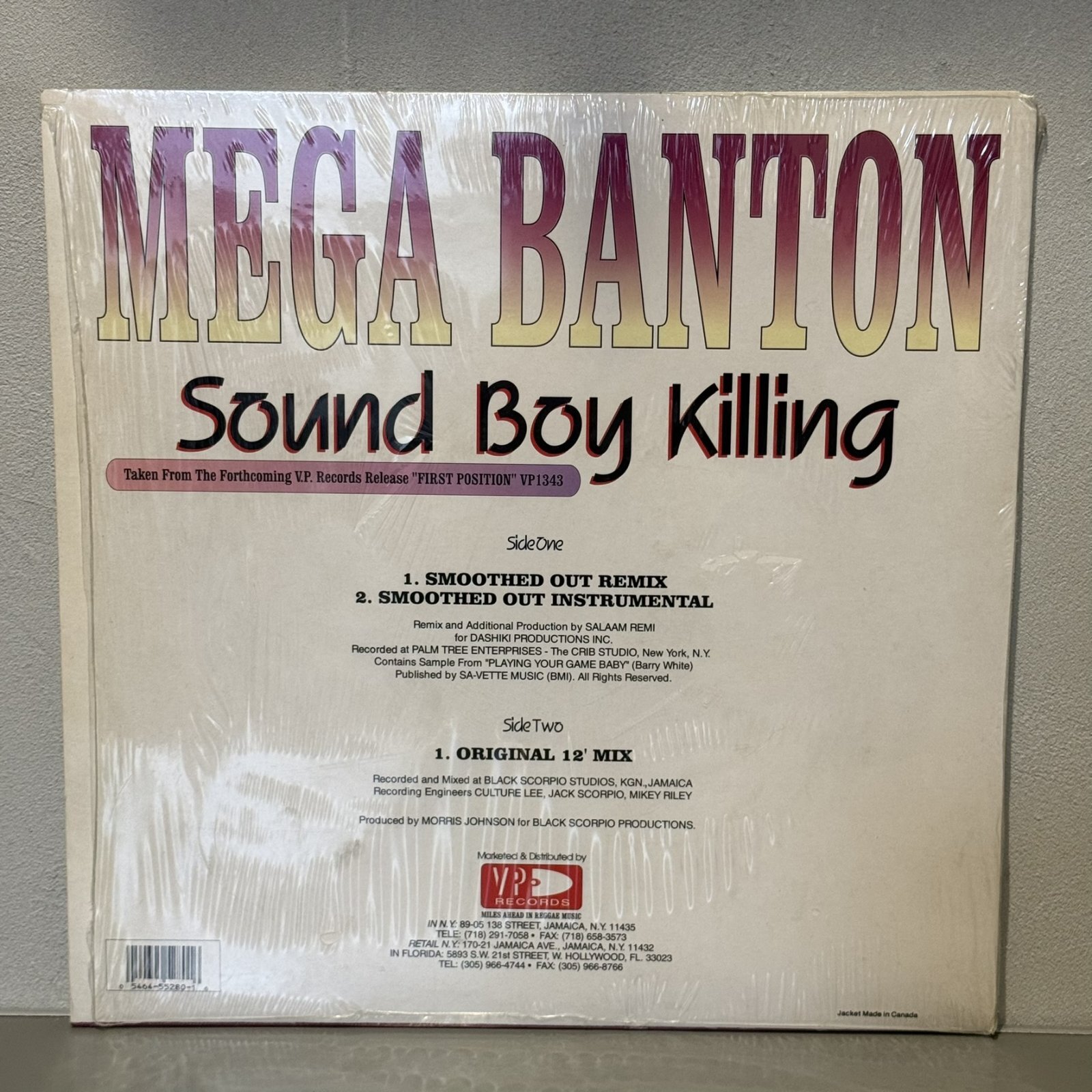 画像2: MEGA BANTON / SOUND BOY KILLING  12" E.P. 