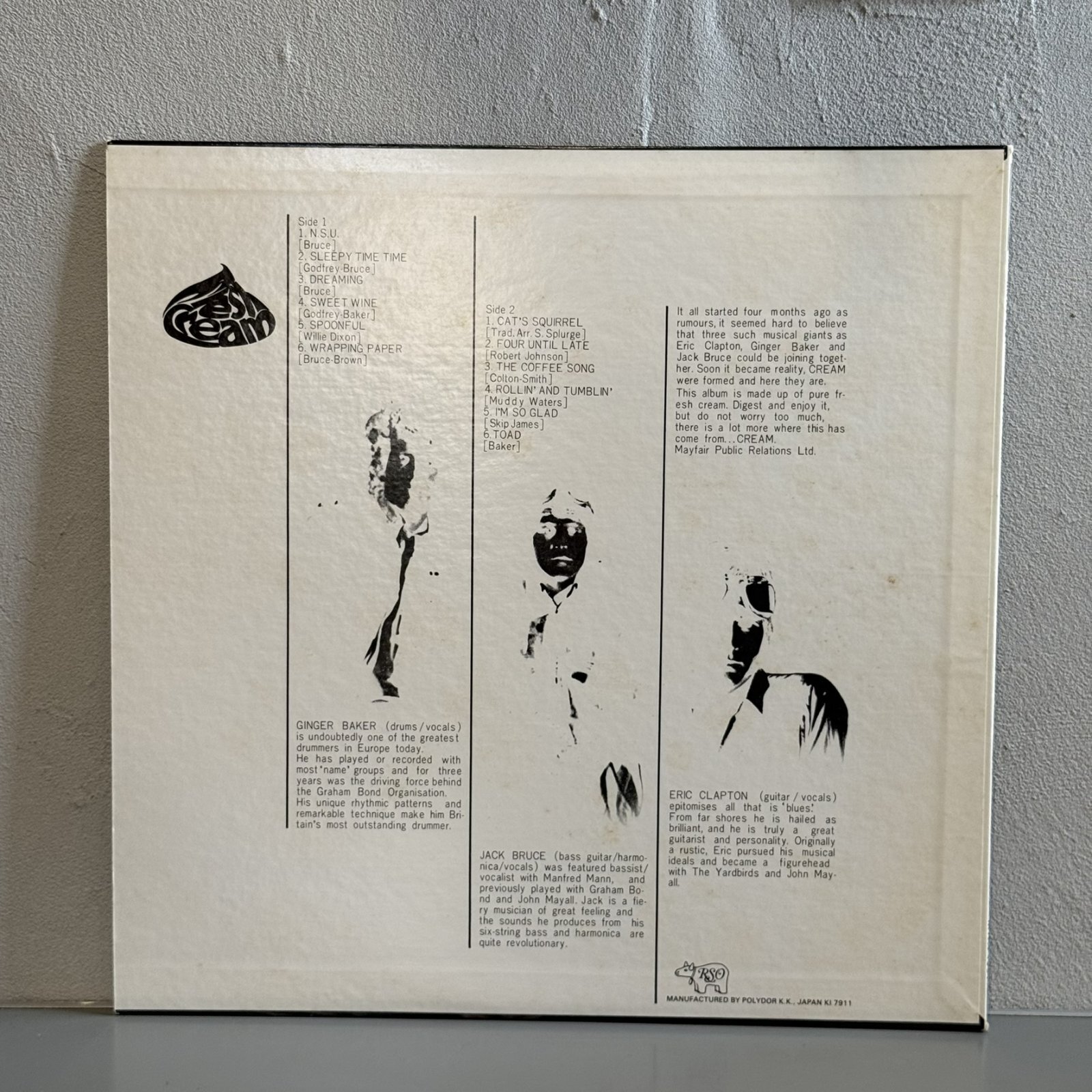 画像2: CREAM / FRESH CREAM 