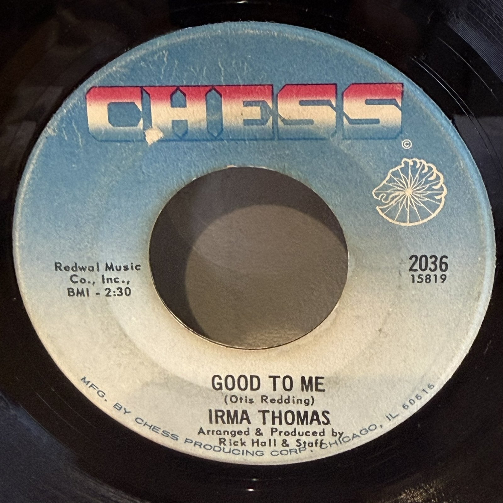 画像1: IRMA THOMAS / GOOD TO ME c/w WE GOT SOMETHING GOOD 