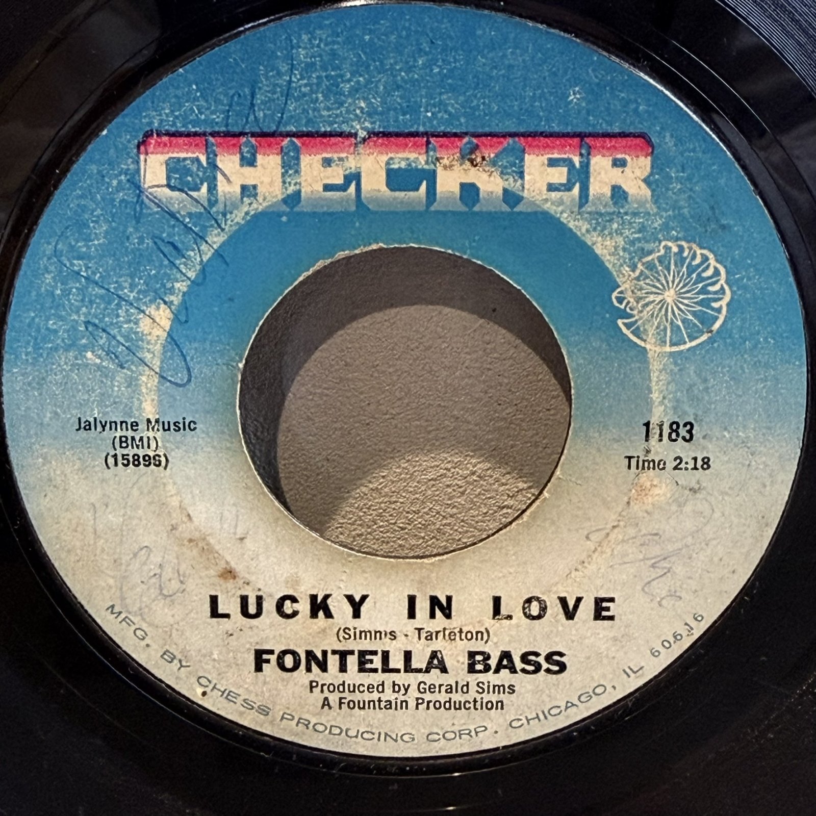 画像1: FONTELLA BASS / LUCKY IN LOVE c/w SWEET LOVIN' DADDY 
