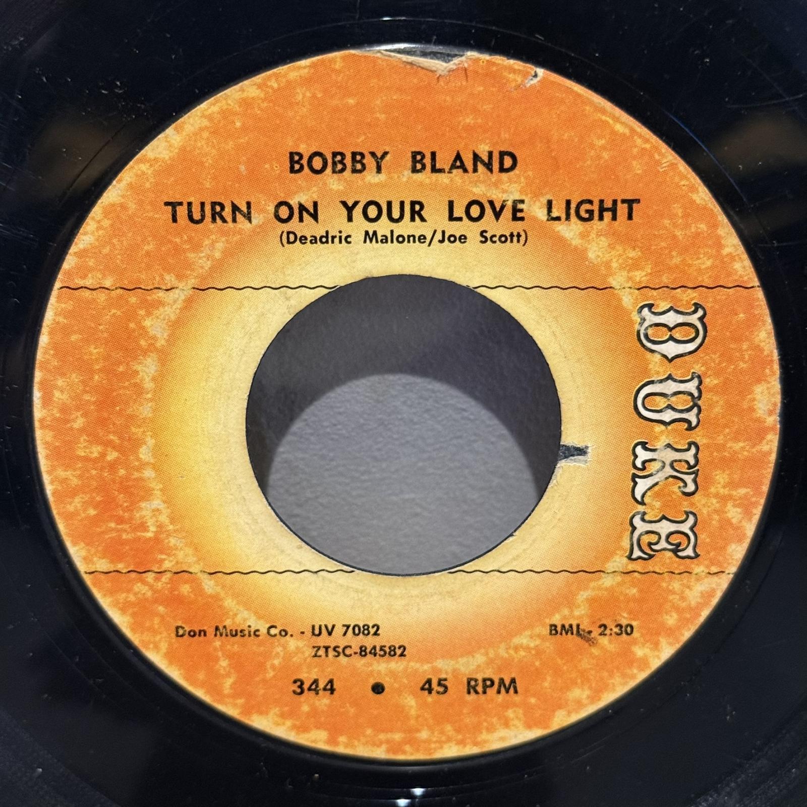 画像2: BOBBY BLAND / YOU'RE THE ONE ( That I Need ) c/w TURN ON YOUR LOVE LIGHT 