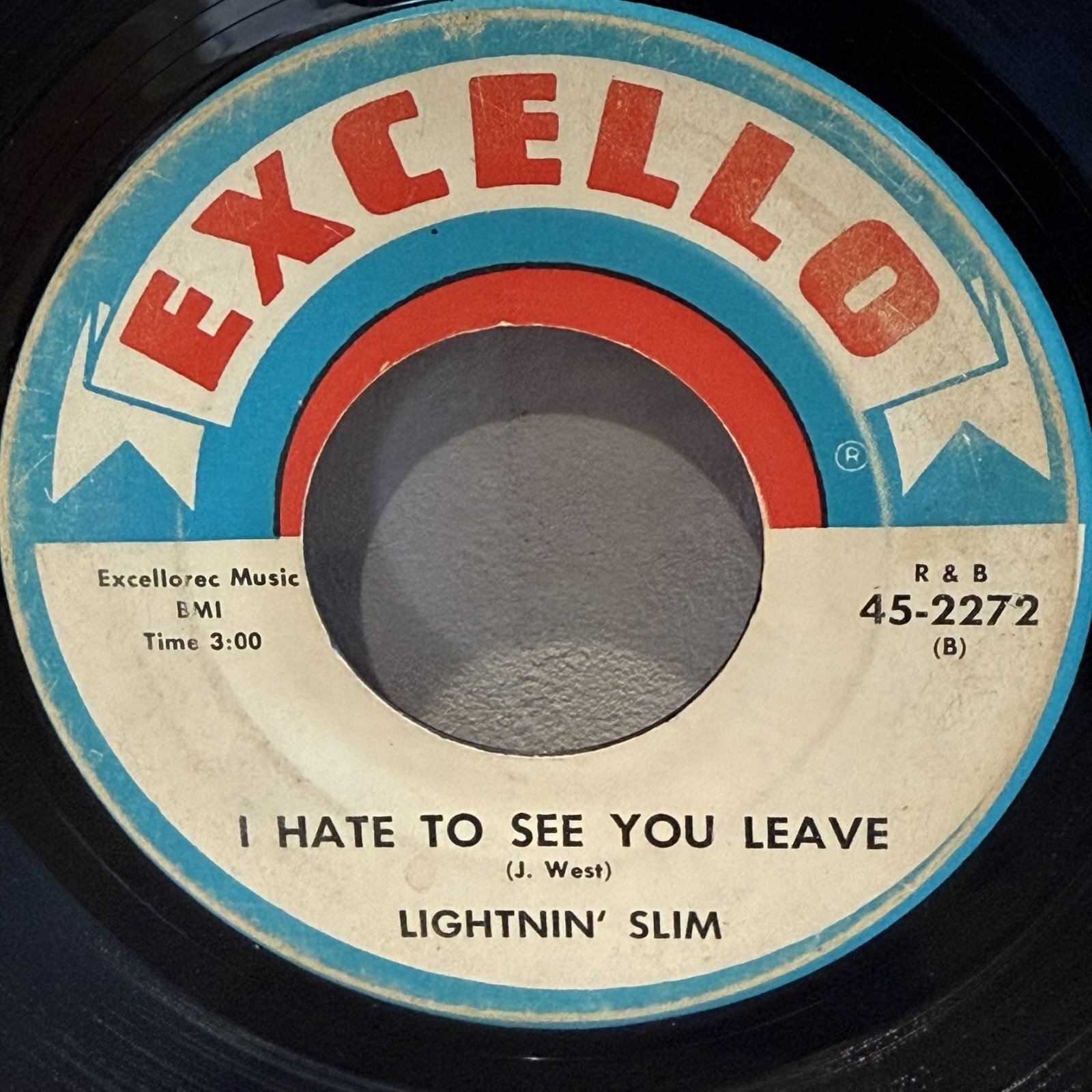 画像2: LIGHTNIN' SLIM / LOVE IS JUST A GAMBLE c/w I HATE TO SEE YOU LEAVE 