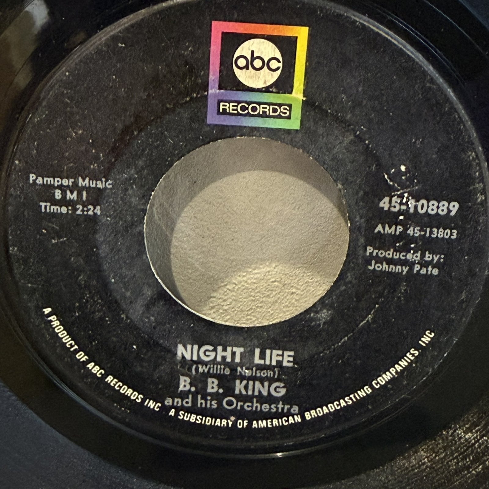 画像2: B.B. KING / WAITIN' ON YOU c/w NIGHT LIFE  