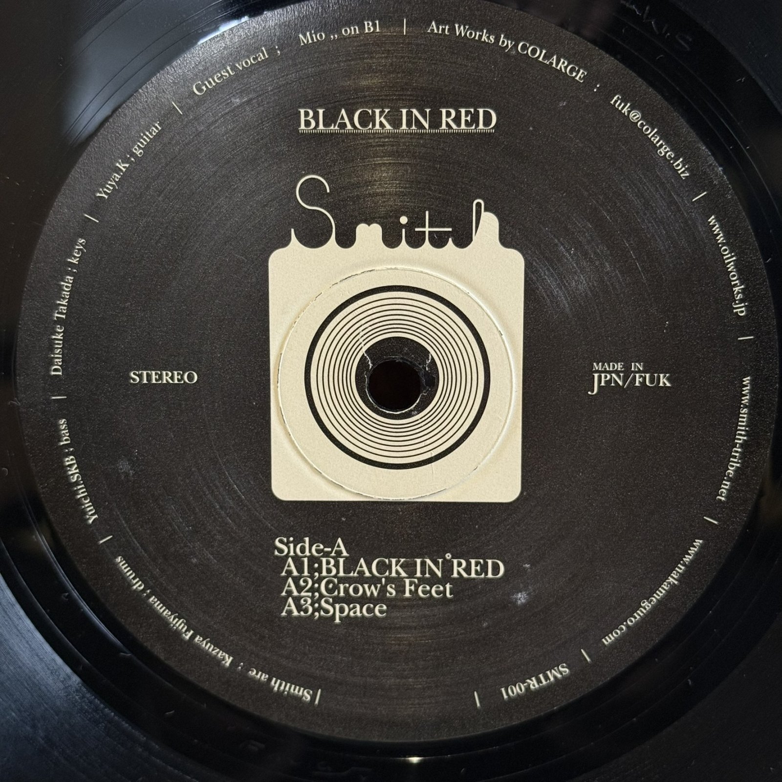 画像4: Smith / BLACK IN RED 12" E.P. 