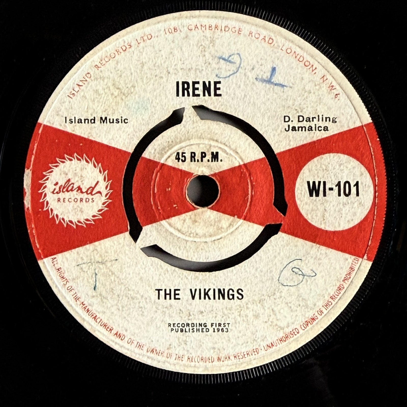 画像2: THE VIKINGS (THE MAYTALS) / NEVER GROW OLD (7")