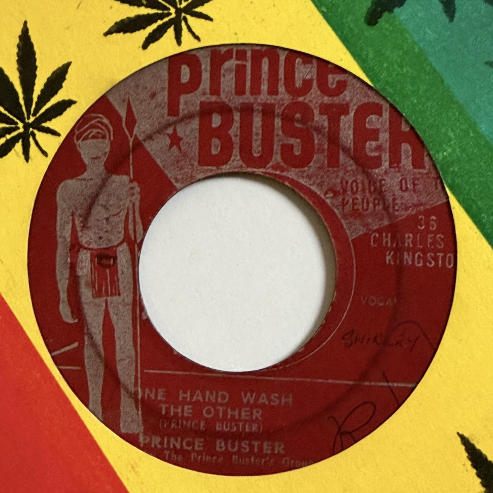 画像2: PRINCE BUSTER / COWBOY COMES TO TOWN c/w ONE HAND WASH THE OTHER (7") 