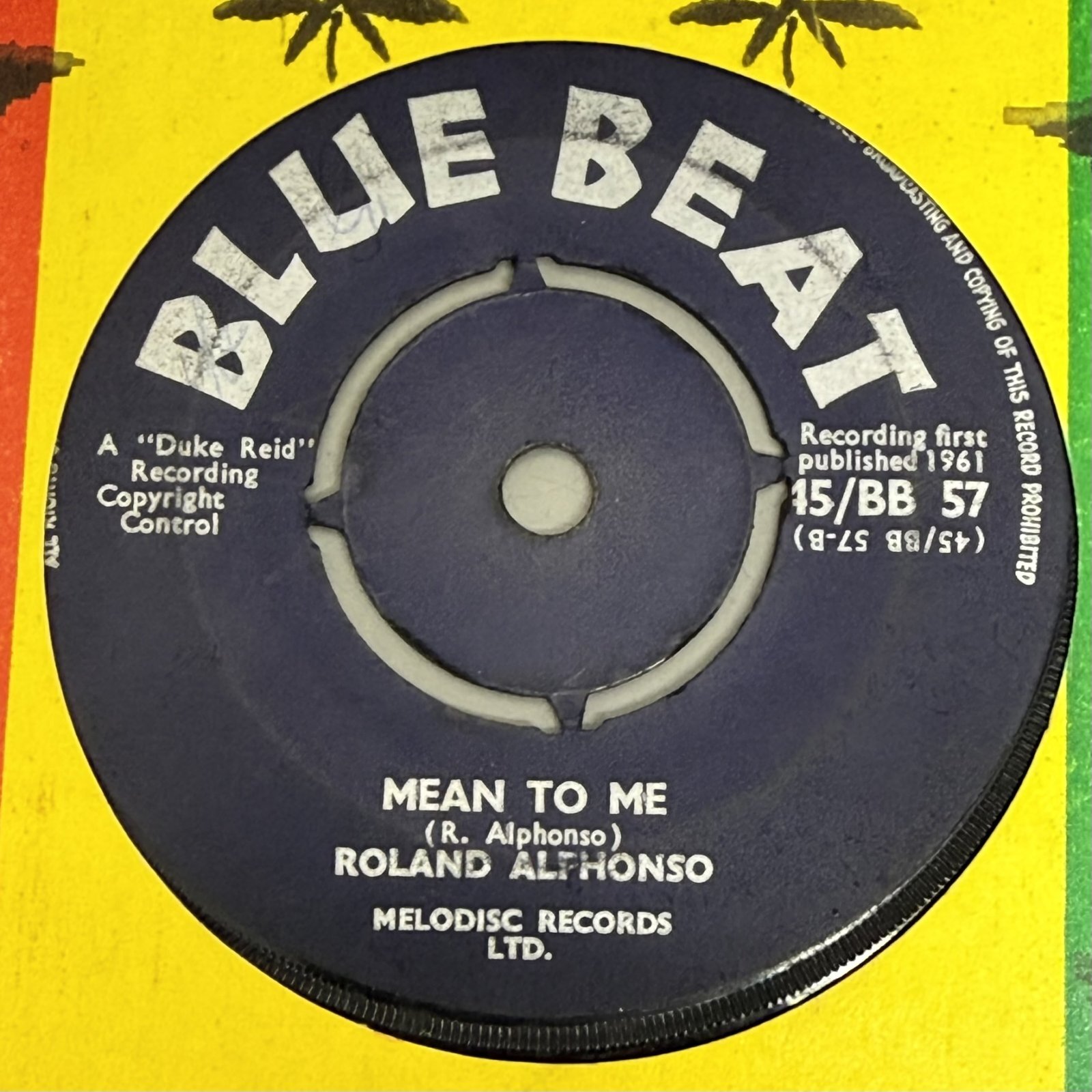 画像2: DERRICK MORGAN AND PATSY / FEEL SO FINE c/w  ROLAND ALPHONSO / MEAN TO ME (7") 