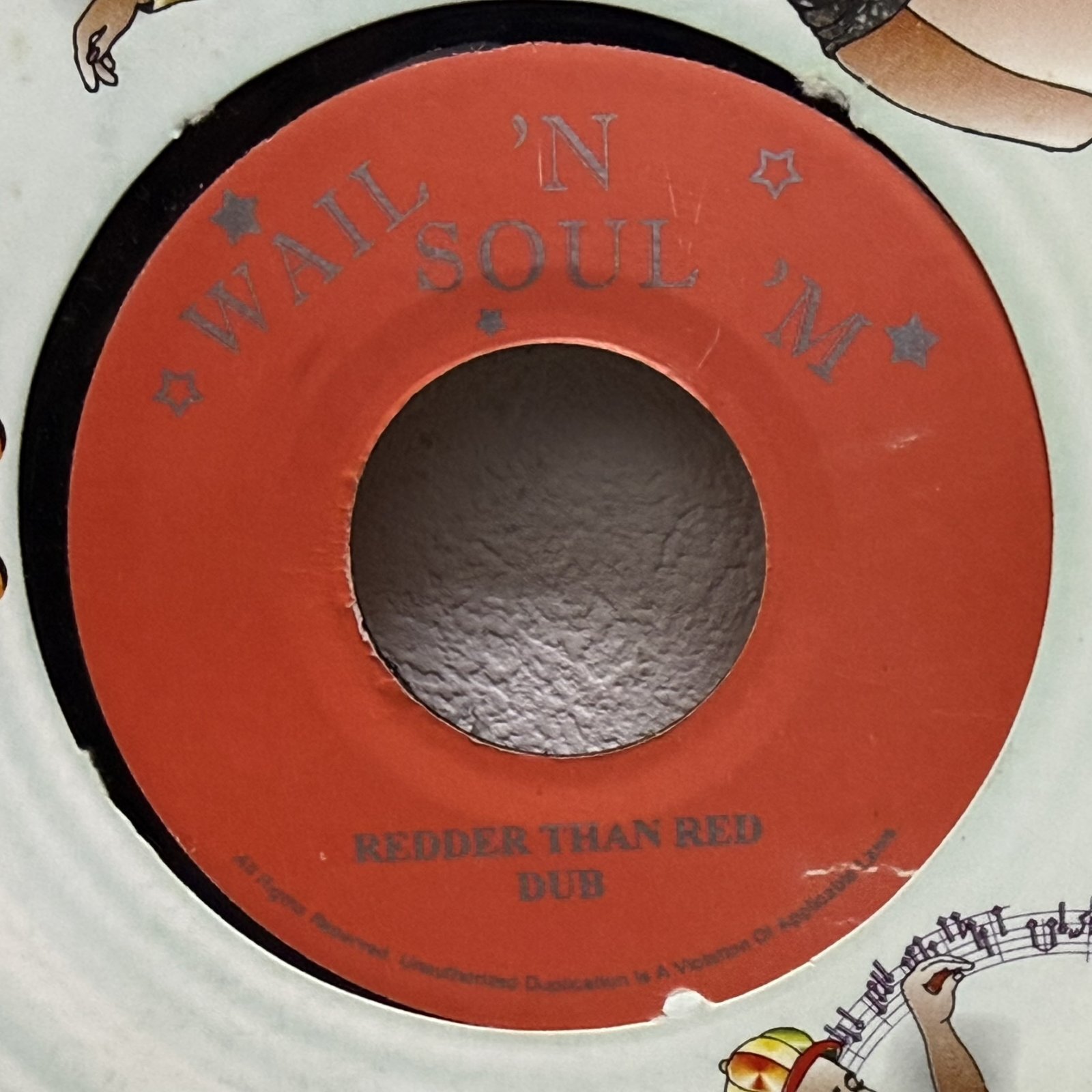 画像2: BOB MARLEY & THE WAILERS / REDDER THAN RED c/w REDDER THAN RED DUB (7")