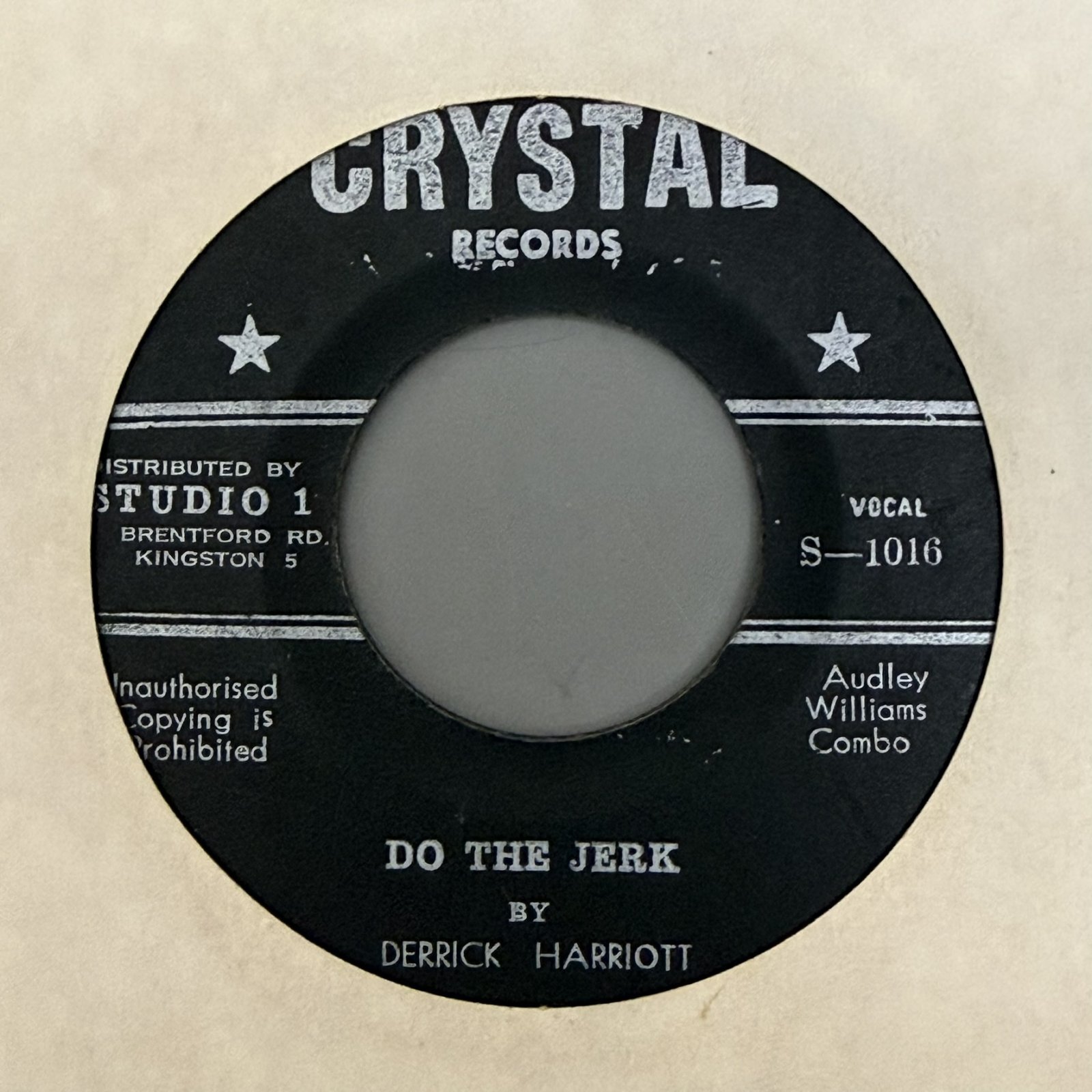 画像1: DERRICK HARRIOTT / DO THE JERK c/w MY THREE LOVES (7") 