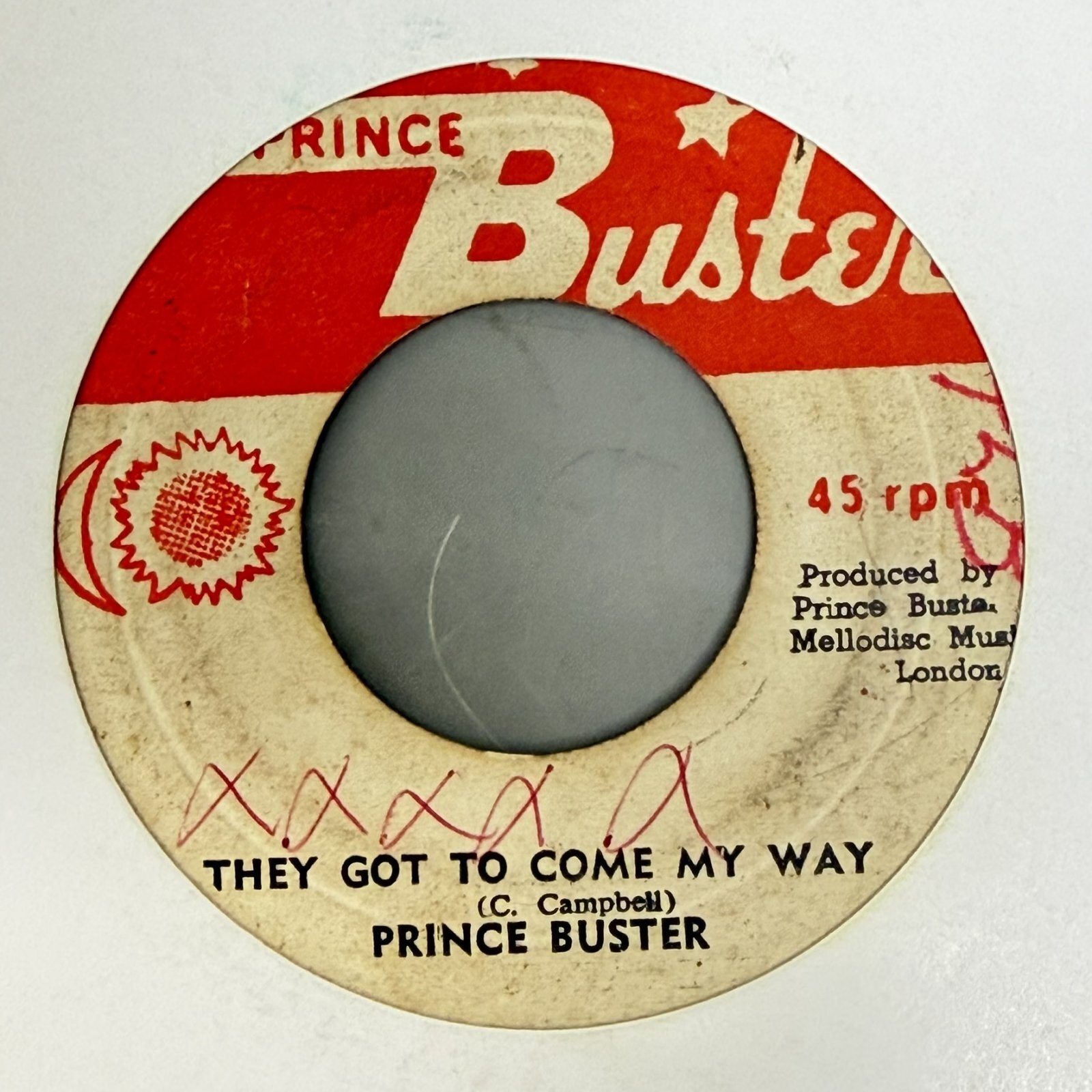 画像2: PRINCE BUSTER / BEWARE BROTHER c/w THEY GOT TO COME MY WAY (7") 