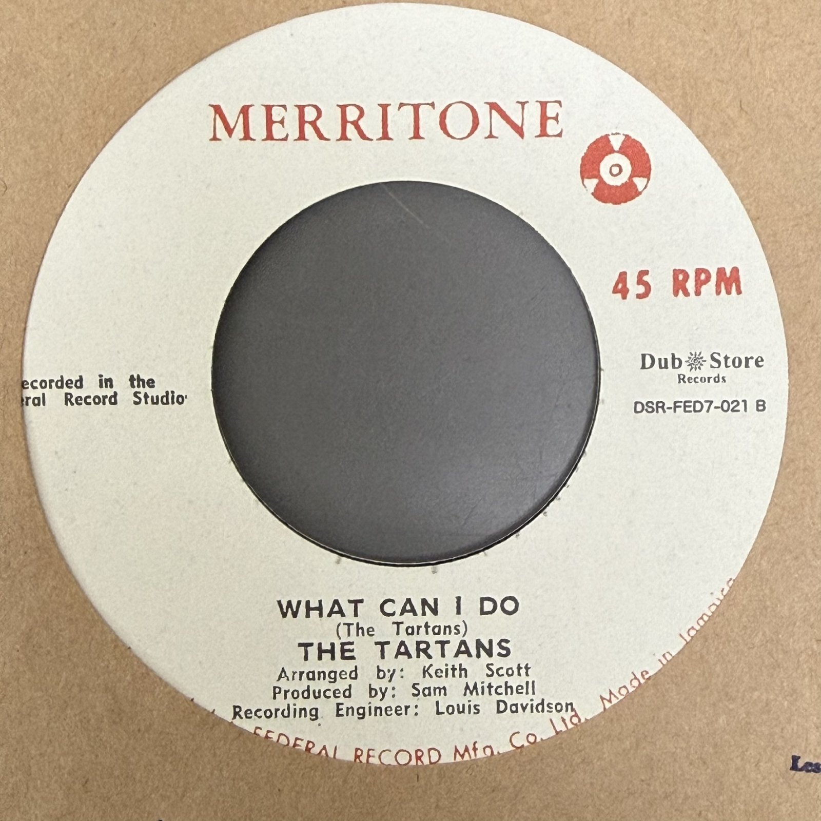 画像2: THE TARTANS / DANCE ALL NIGHT c/w WHAT CAN I DO (7") 