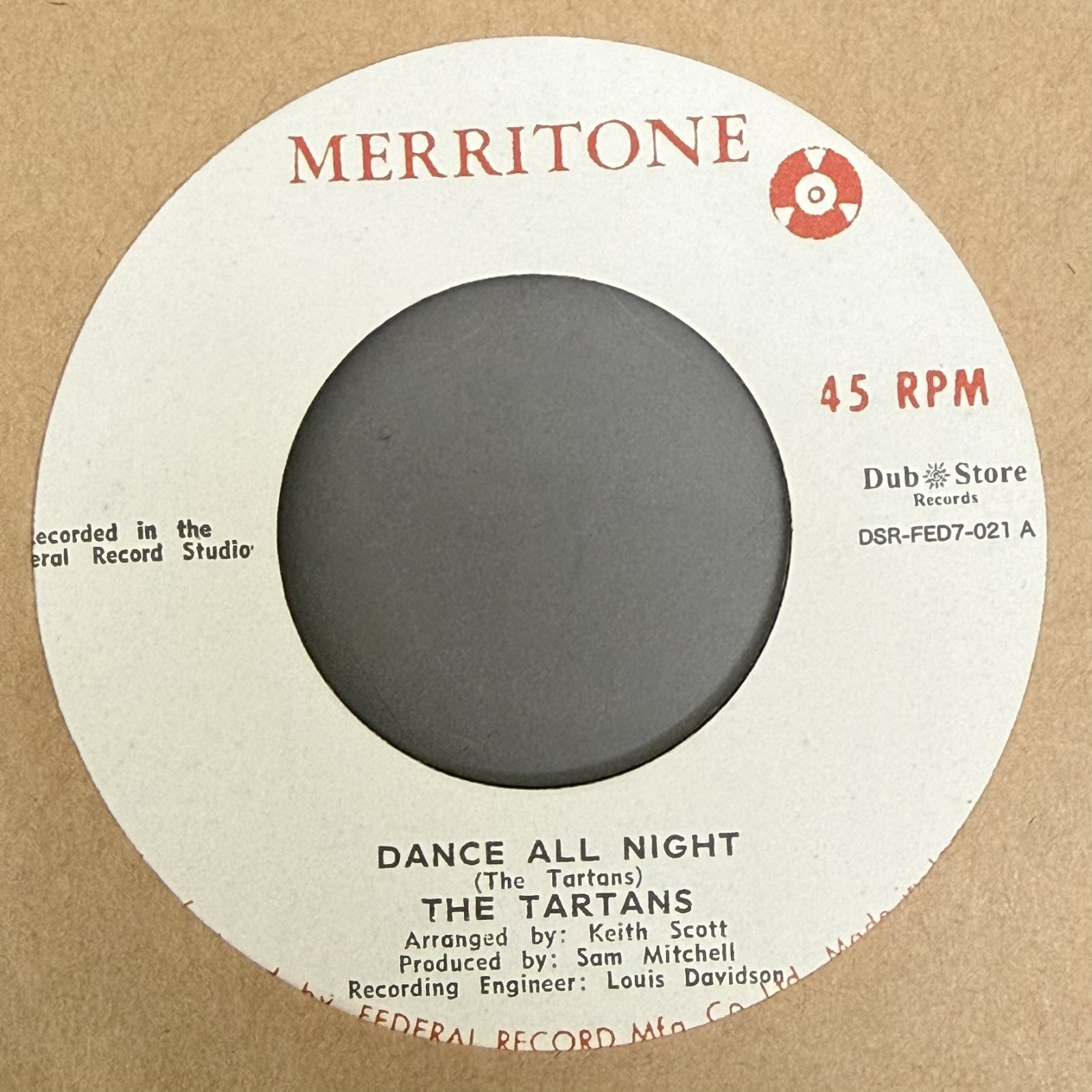画像1: THE TARTANS / DANCE ALL NIGHT c/w WHAT CAN I DO (7") 