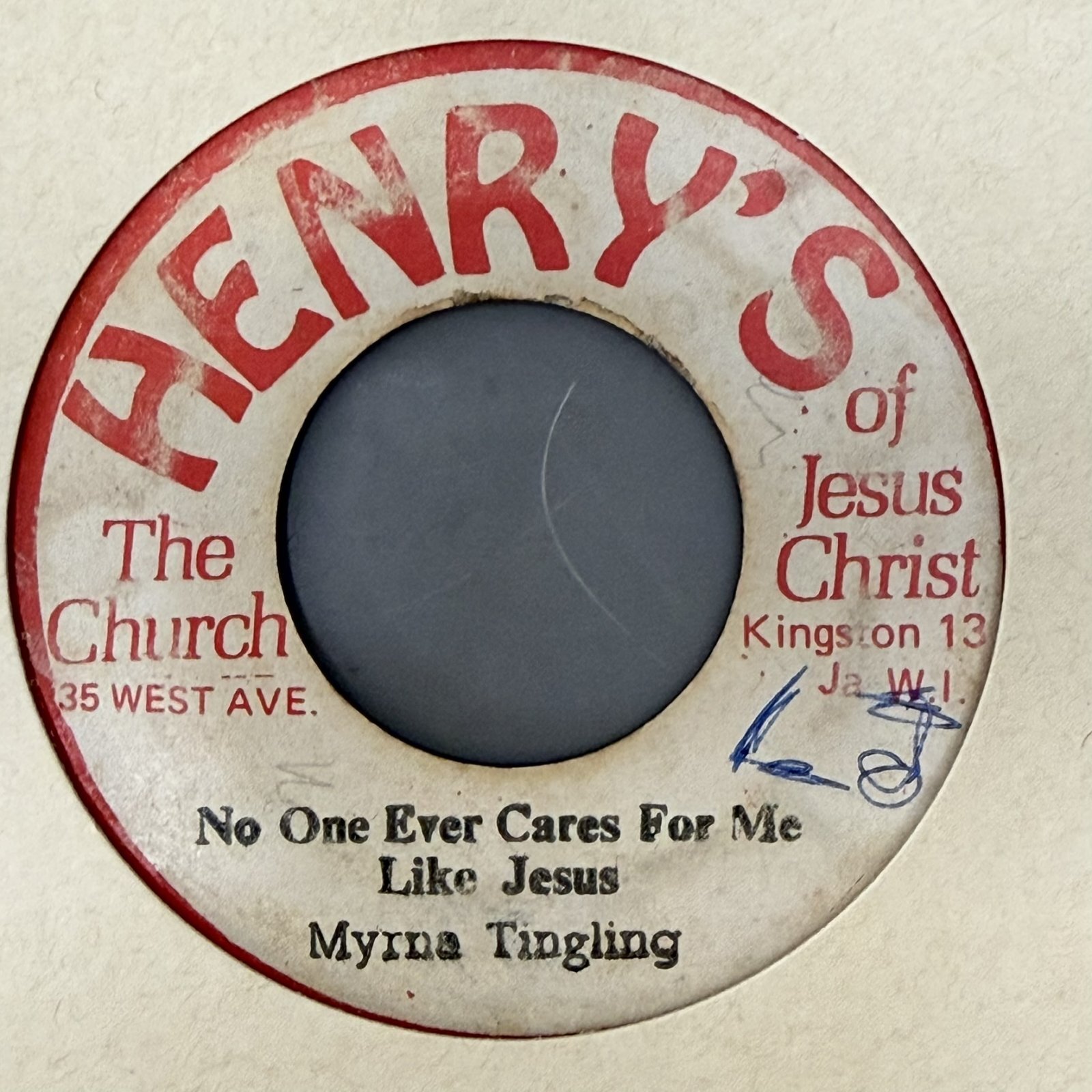 画像2: MYRNA TINGLING / POWER IN THE BLOOD c/w NO ONE EVER CARES FOR ME LIKE JESUS (7") 