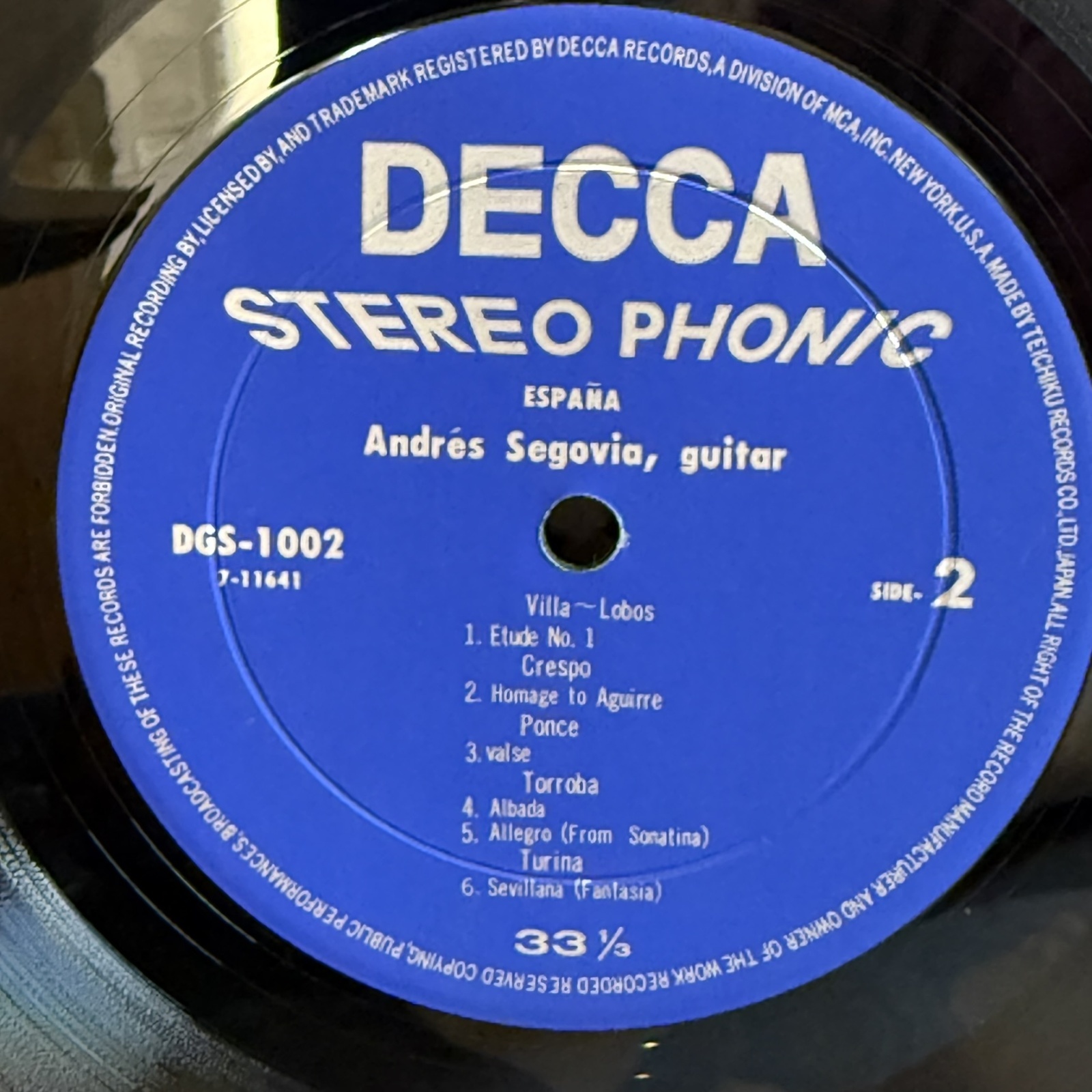 画像5: ANDRÉS SEGOVIA / ESPAÑA (LP) 