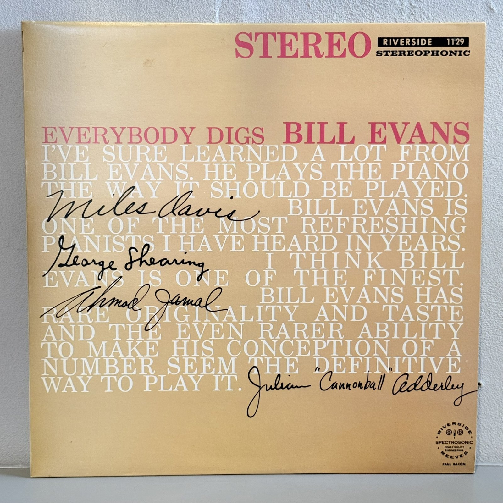 画像1: BILL EVANS / EVERYBODY DIGS BILL EVANS (LP)　