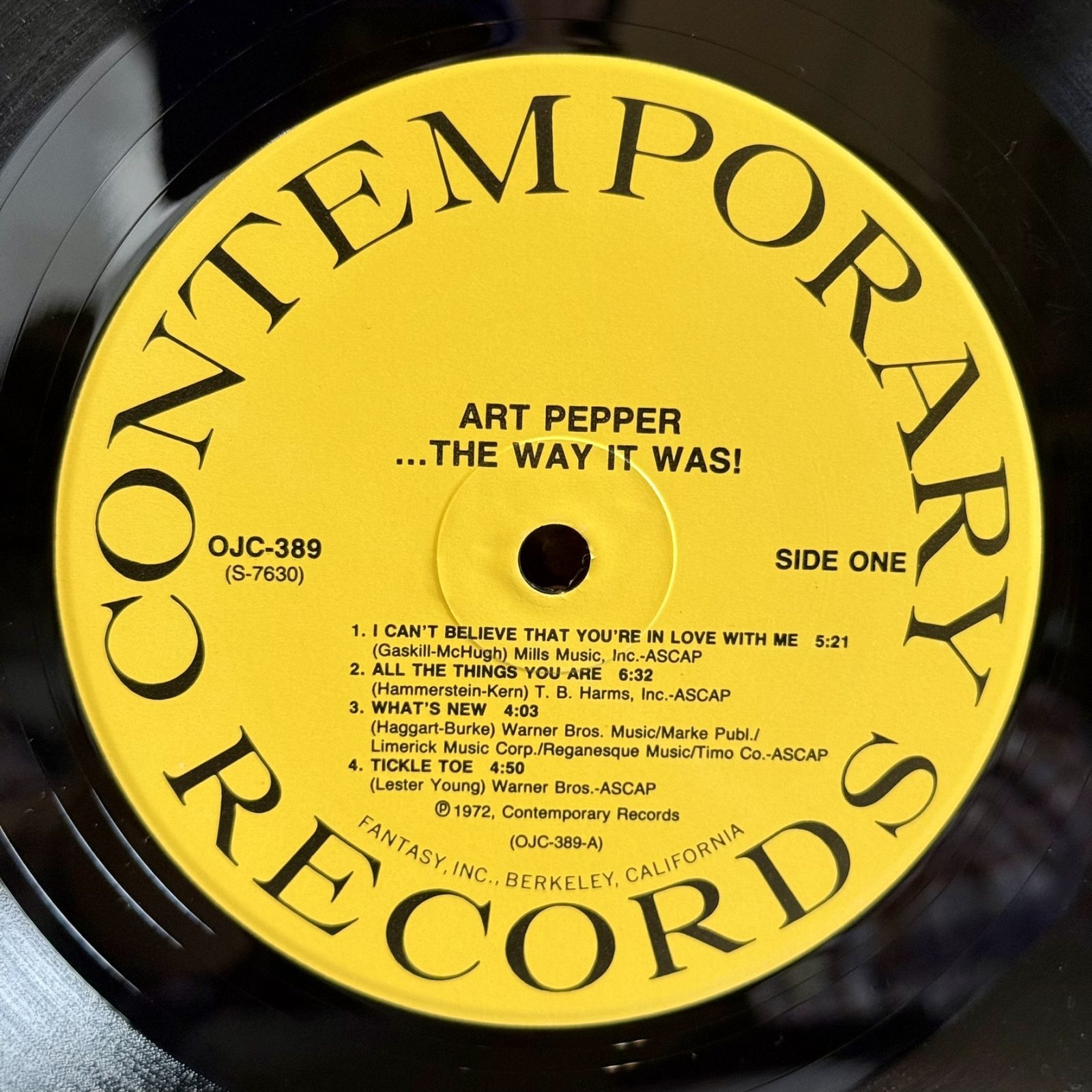 画像4: ART PEPPER / ...THE WAY IT WAS! (LP) 