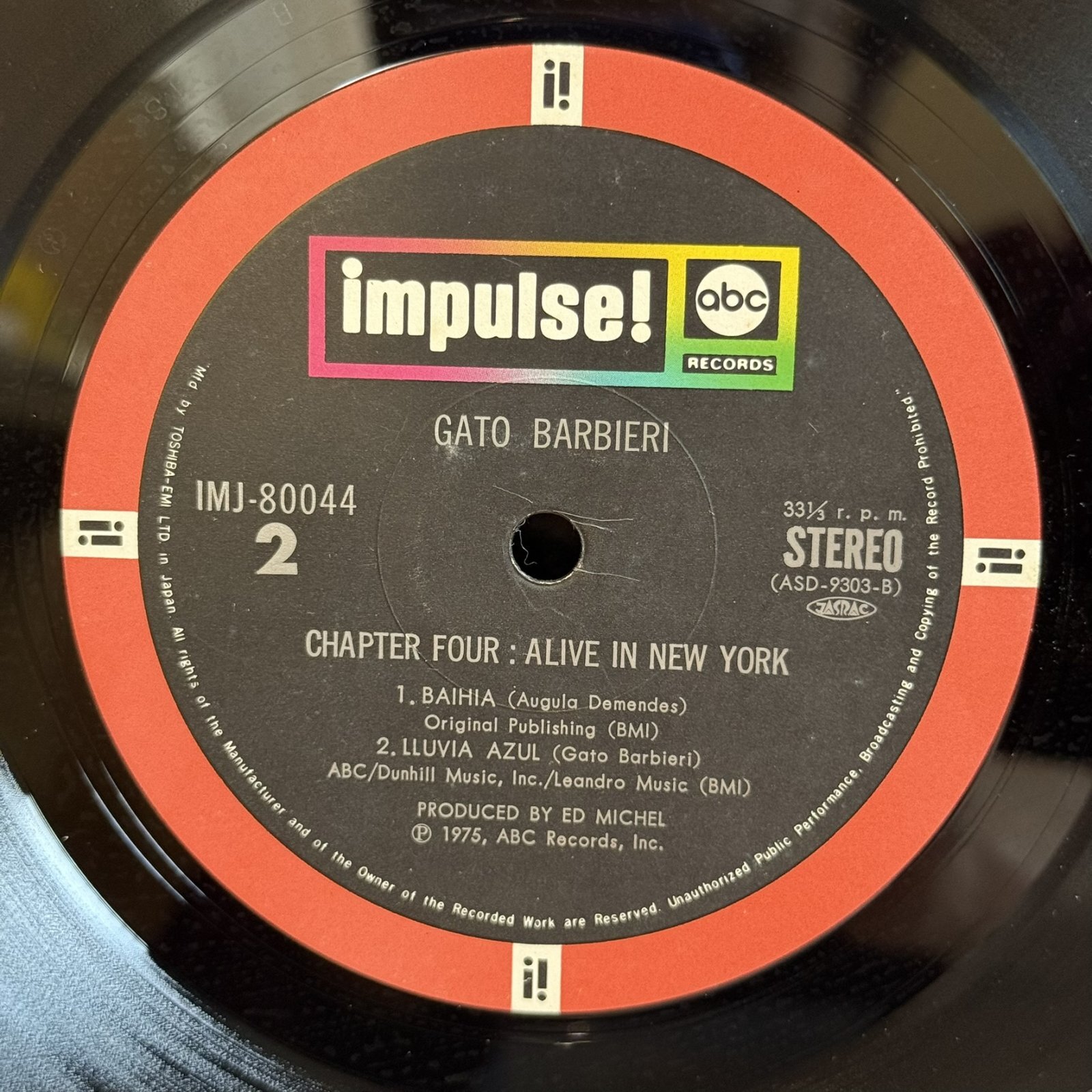 画像5: GATO BARBIERI / CHAPTER FOUR: ALIVE IN NEW YORK (LP) 